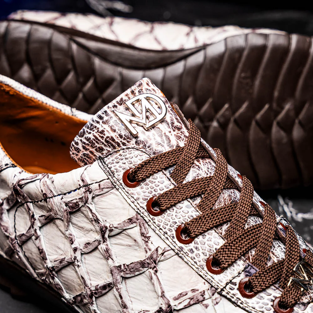 Marco Di Milano Batistini Newspaper Piarurcu / Ostrich Leg Sneakers - Image 7