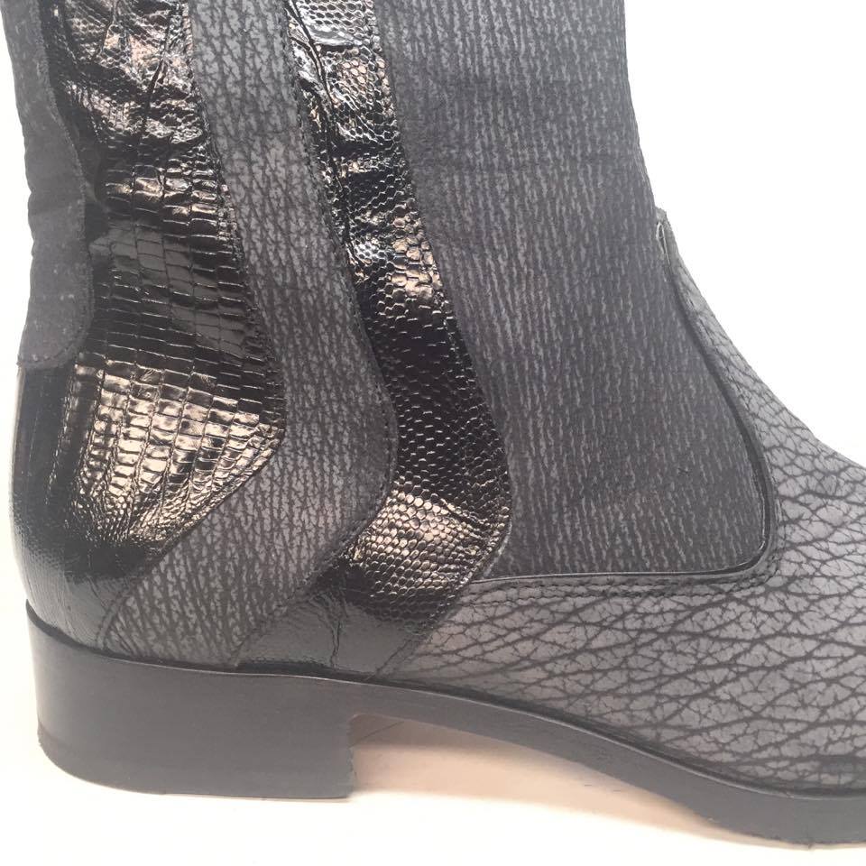 Mauri 2226 Sharkskin/Lizard Chelsea Boots - Image 7
