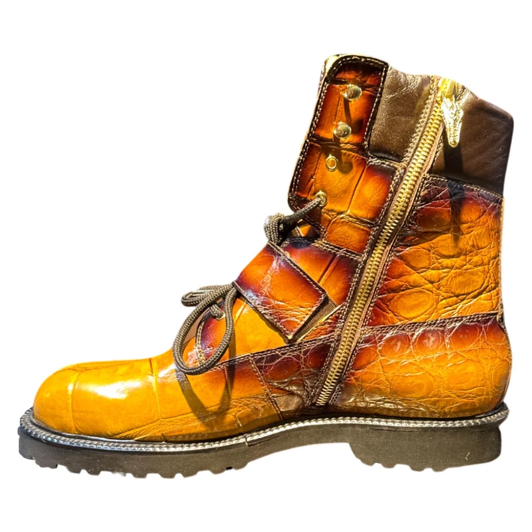 Mauri 3240 Toffee Alligator / Nappa Boots - Image 2