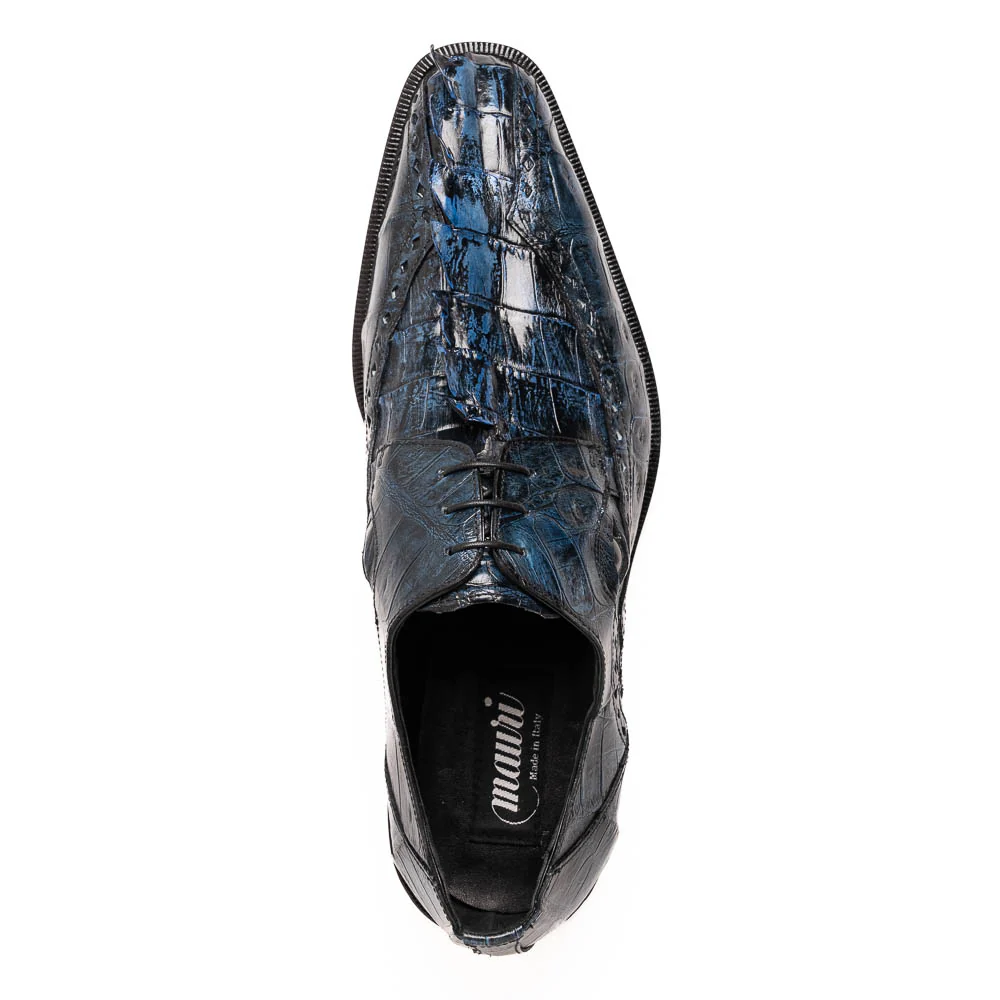 Mauri 4717/3 Night Baby Croc / Hornback Dress Shoes - Image 3
