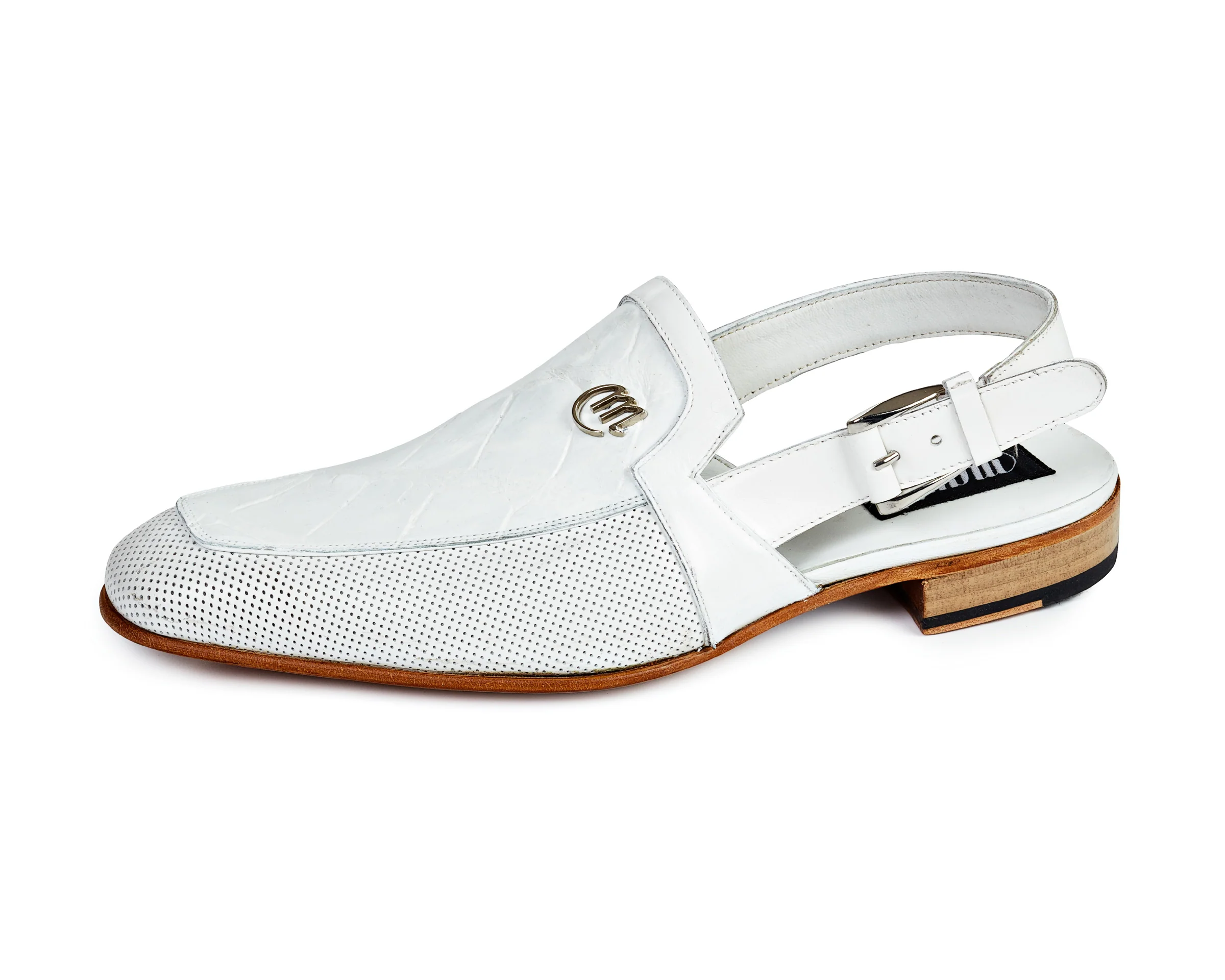 Mauri 4798 Venere Alligator & Calfskin Sandals - Image 3