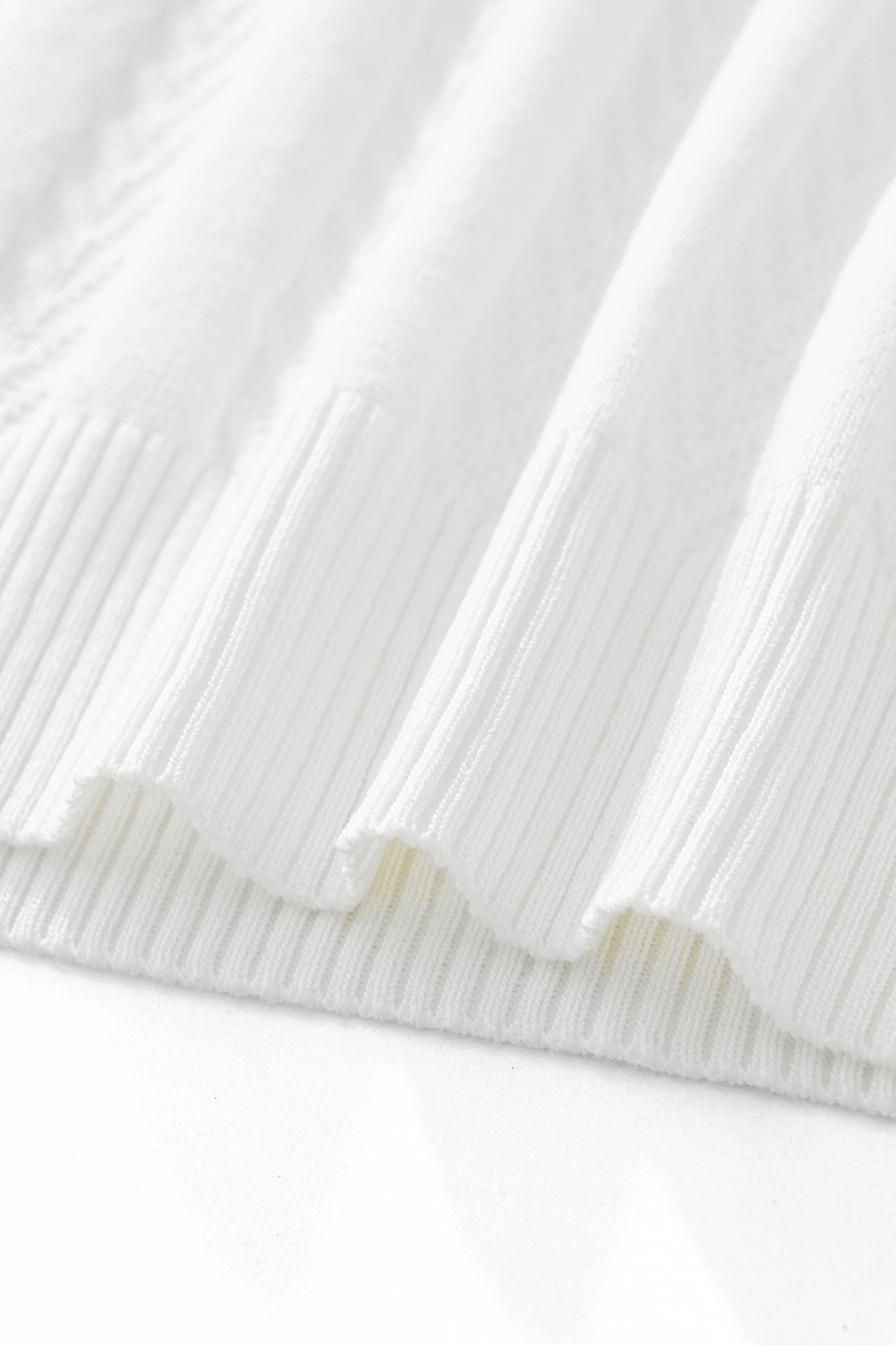MetroLine Button Knit Polo WHITE - Image 7