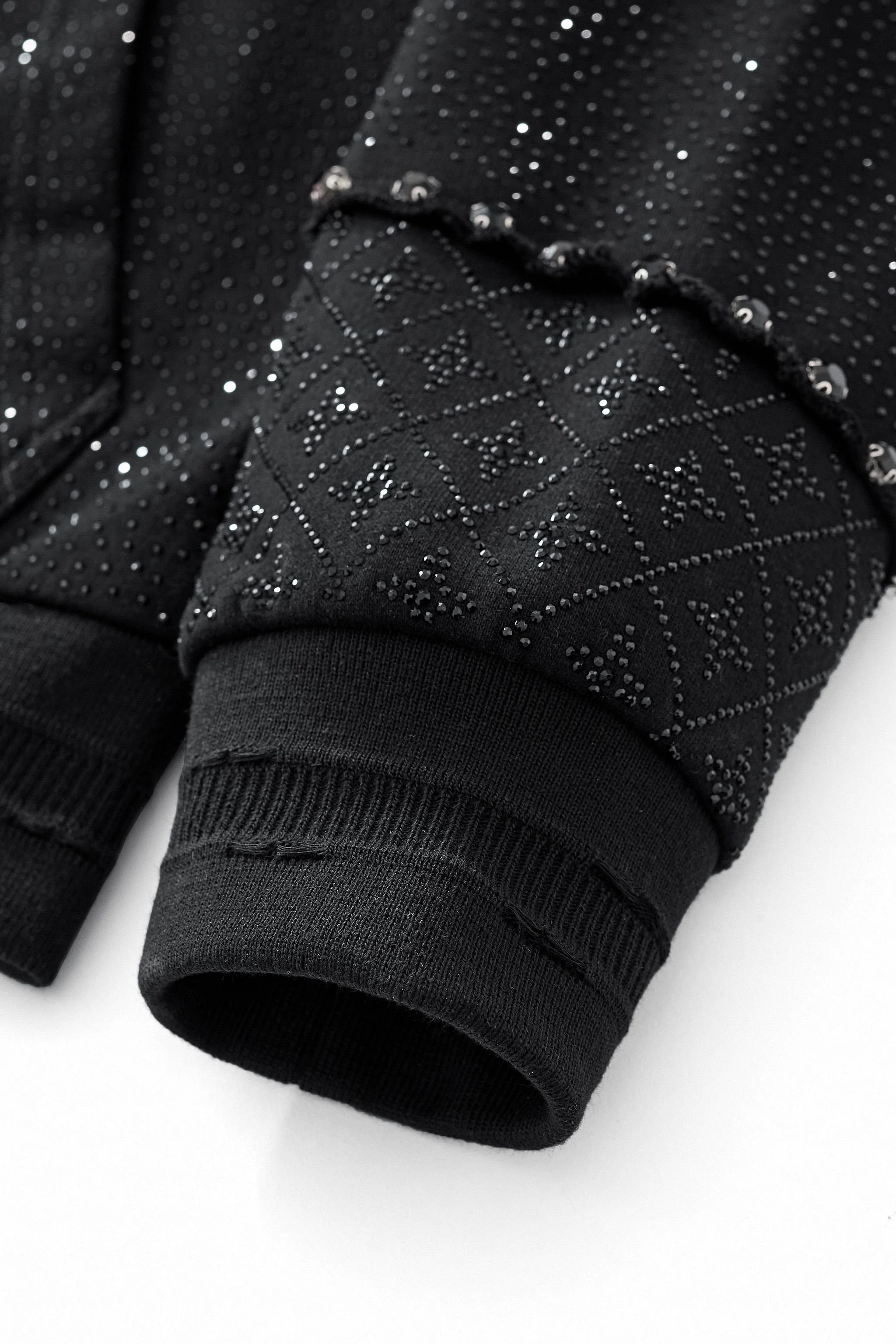 Midnight Matrix Studded Sweatsuit BLACK - Image 6