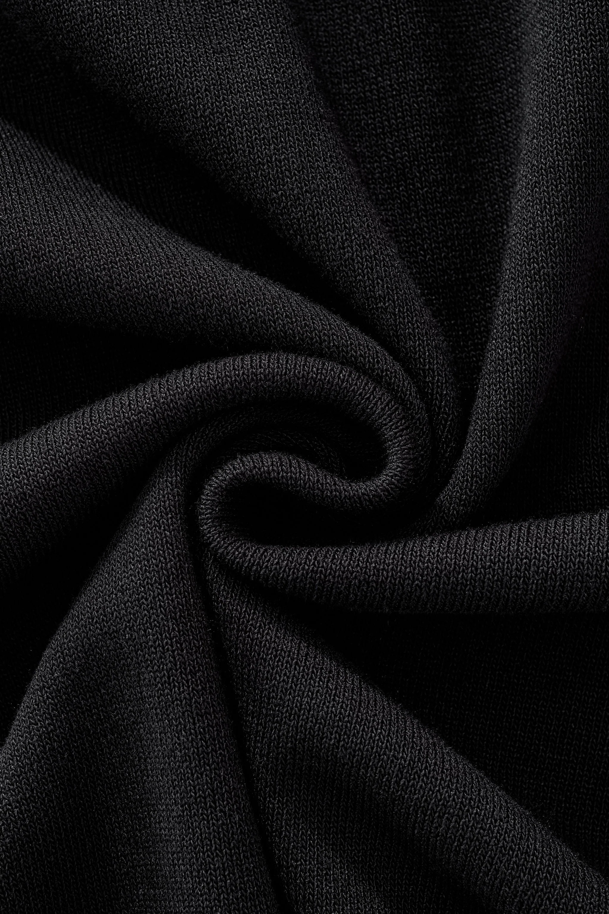 Monaco Trim Knit Tee BLACK - Image 10