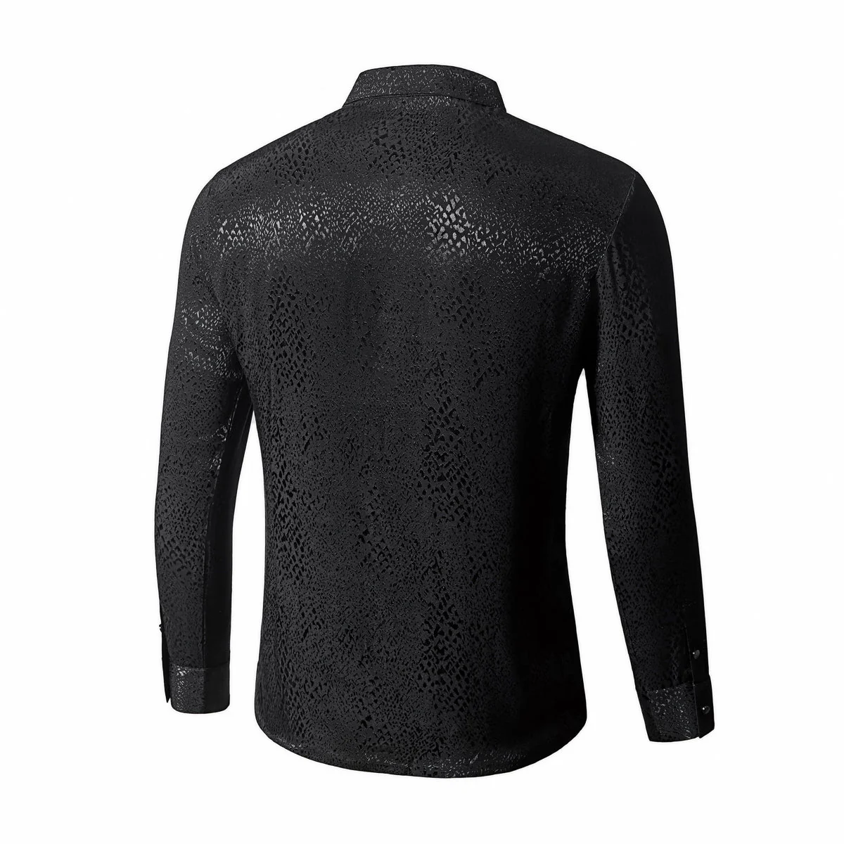 Nocturne Sheen LS Shirt BLACK - Image 3