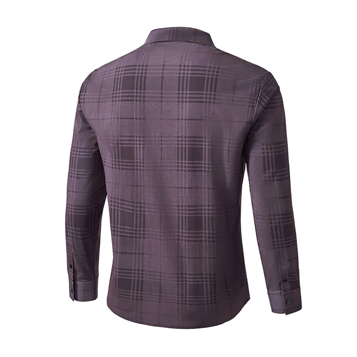 Noir Mosaic Stitchless Shirt BURGUNDY - Image 3