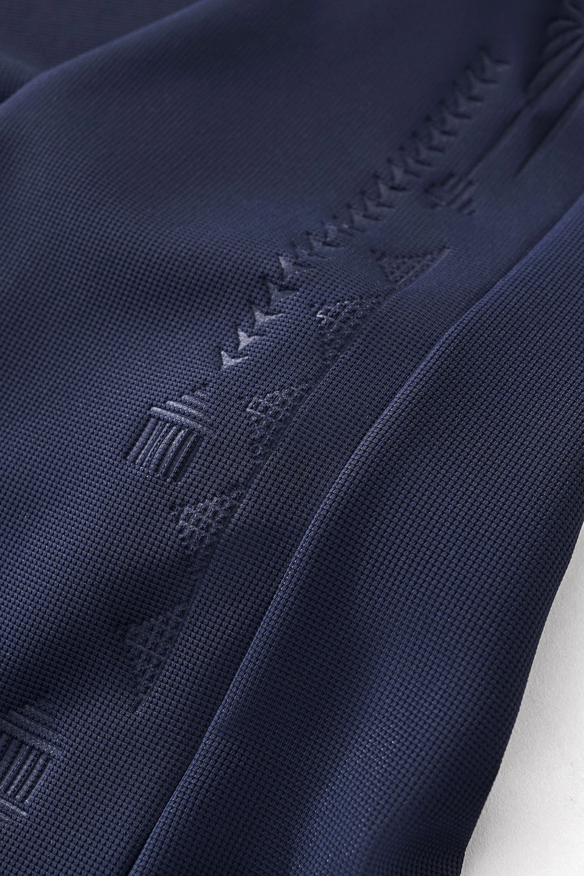 Ornate Trim Polo NAVY - Image 8