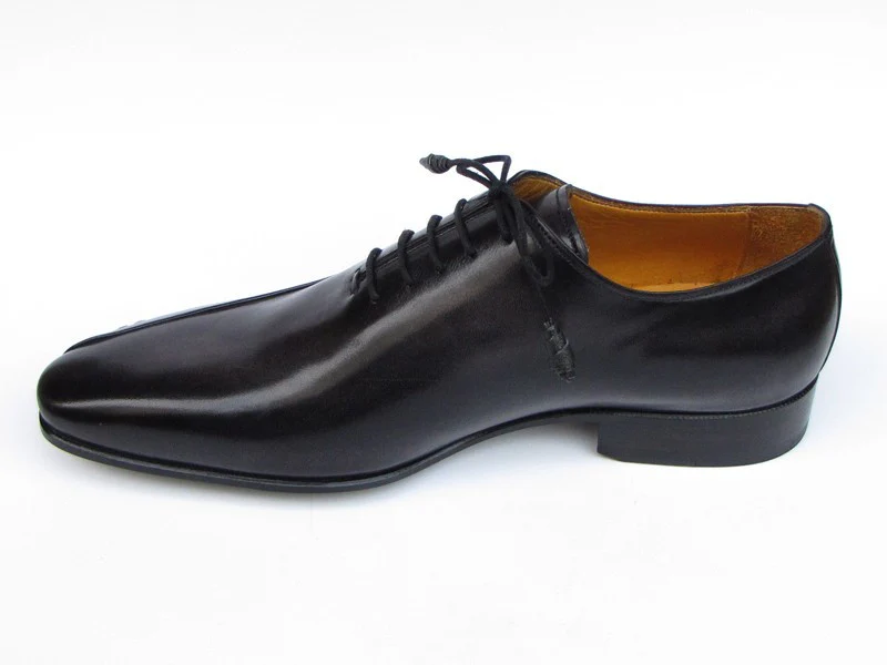 Paul Parkman Black Leather Oxfords - Side Handsewn Leather Upper And Leather Sole - Image 9