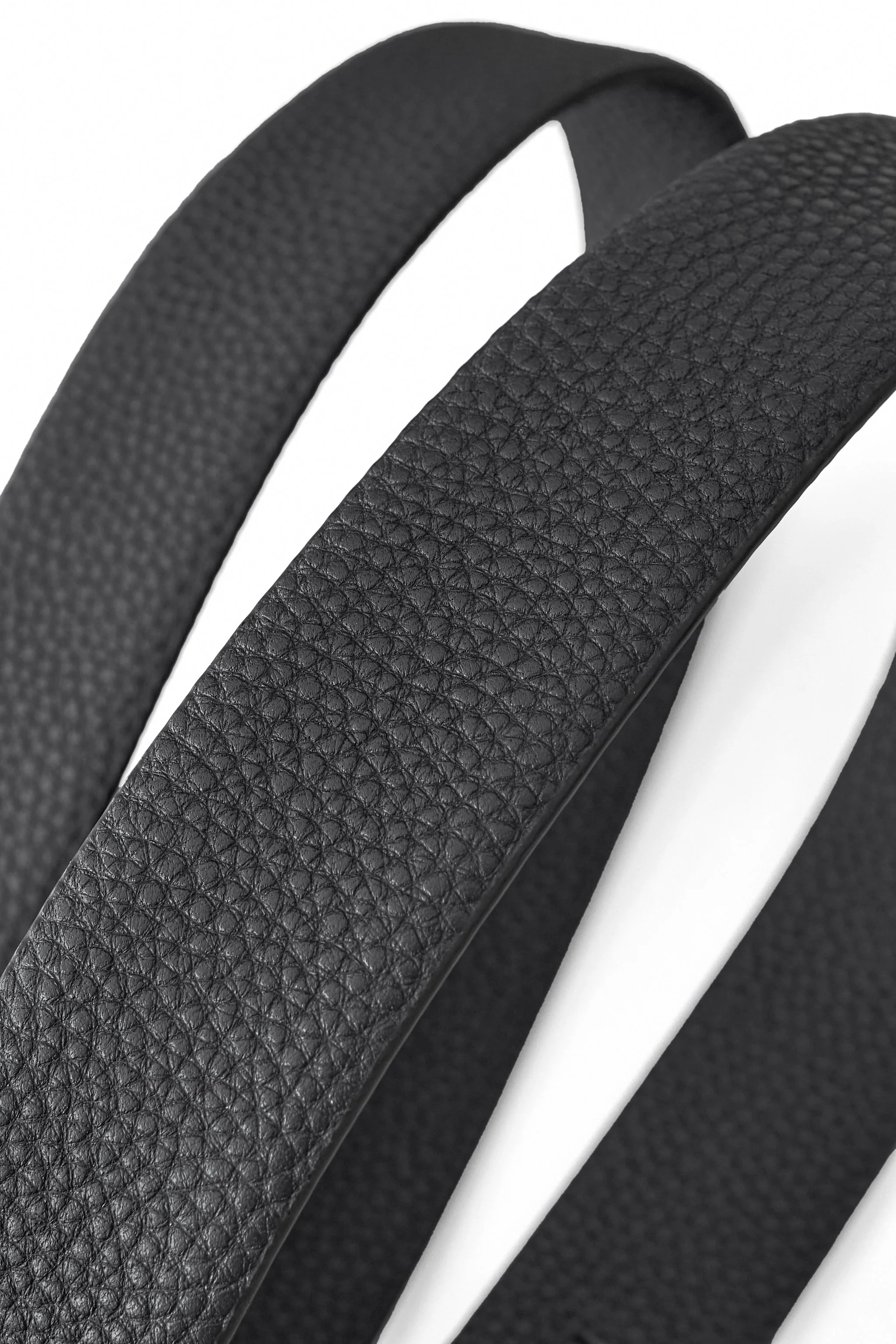 Pebbled Leather Auto BKL Belt – Black Edition BLACK/BLACK - Image 4