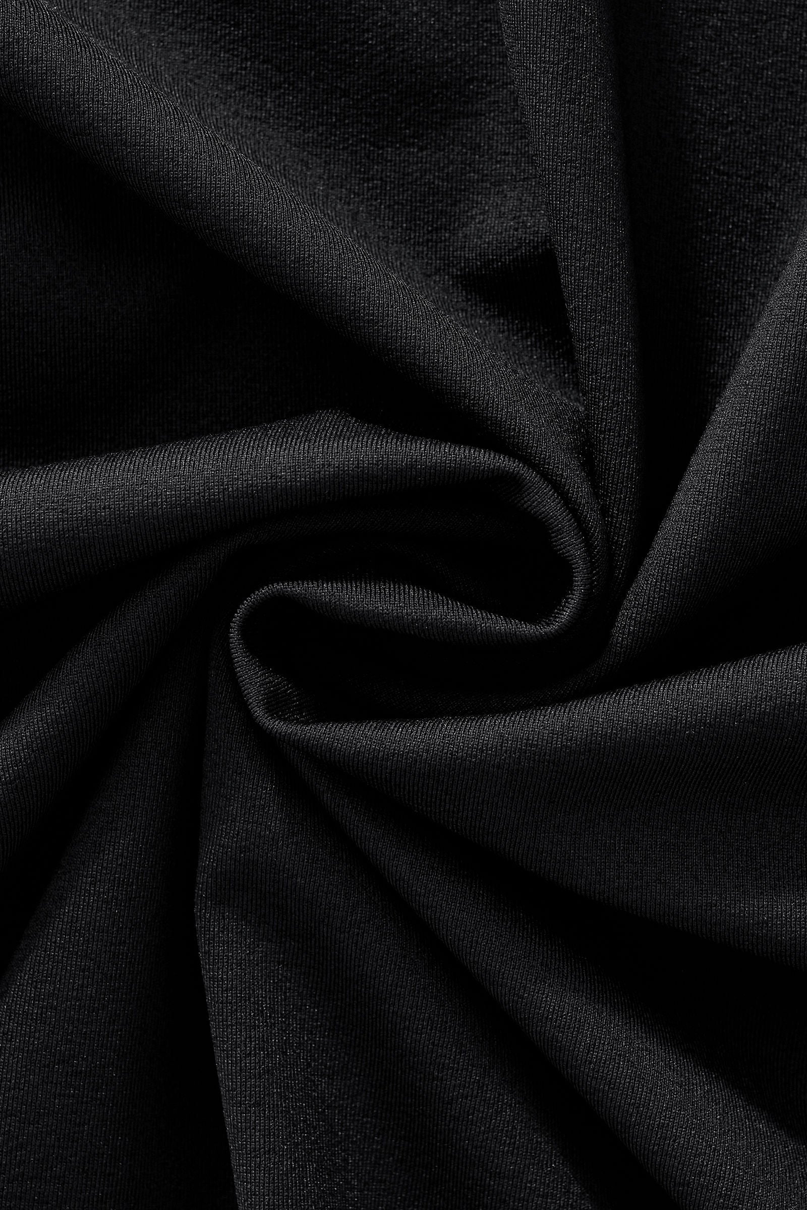 Perforated Collar Performance Polo – El Baron BLACK/SILVER - Image 13