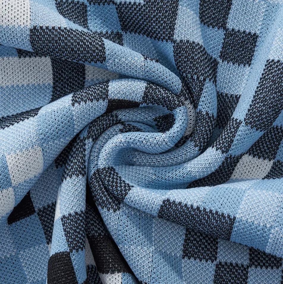 Pixel Fade Knit Polo BLACK - Image 8