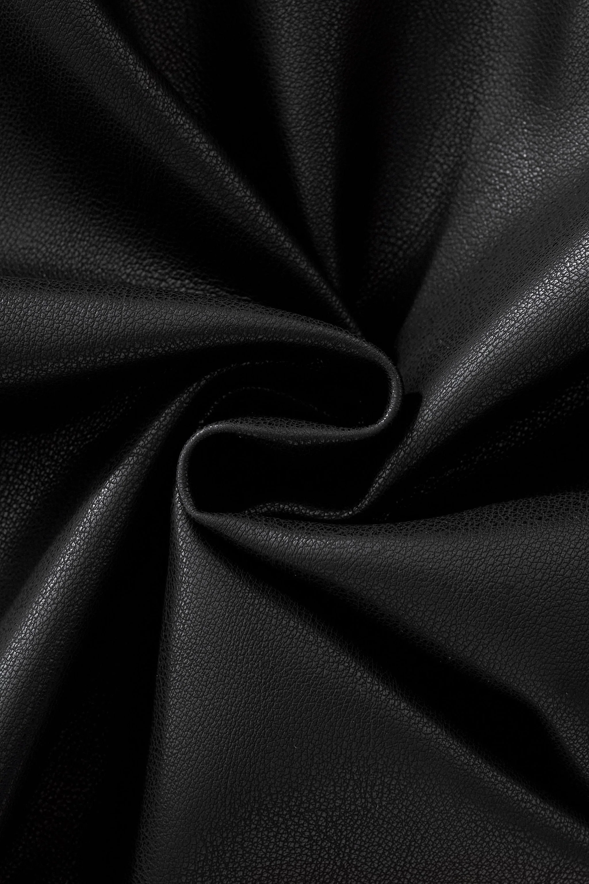 Prestige Varsity PU Jacket BLACK - Image 11