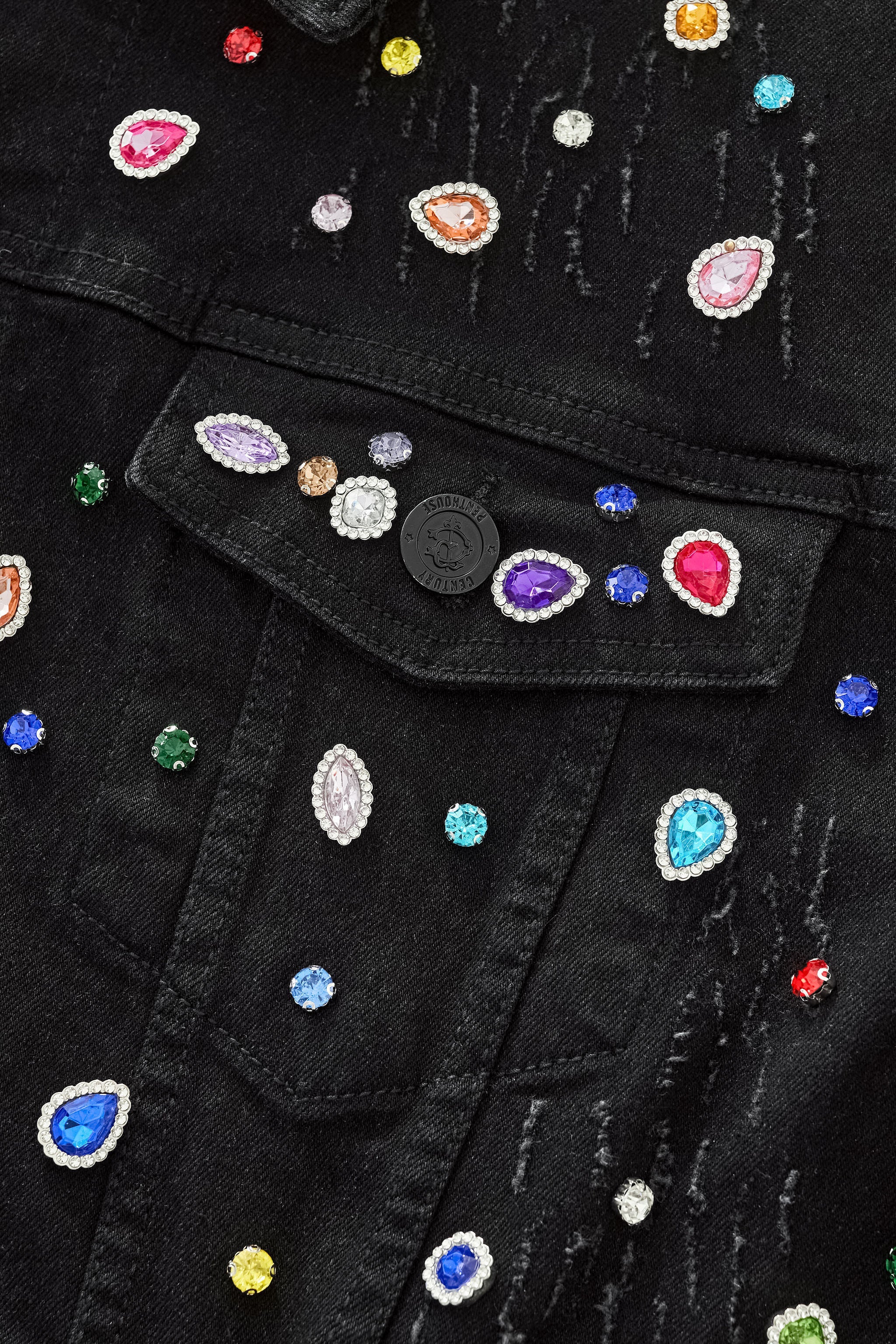 Prism Gem Denim Jkt – Century Penthouse BLACK - Image 6