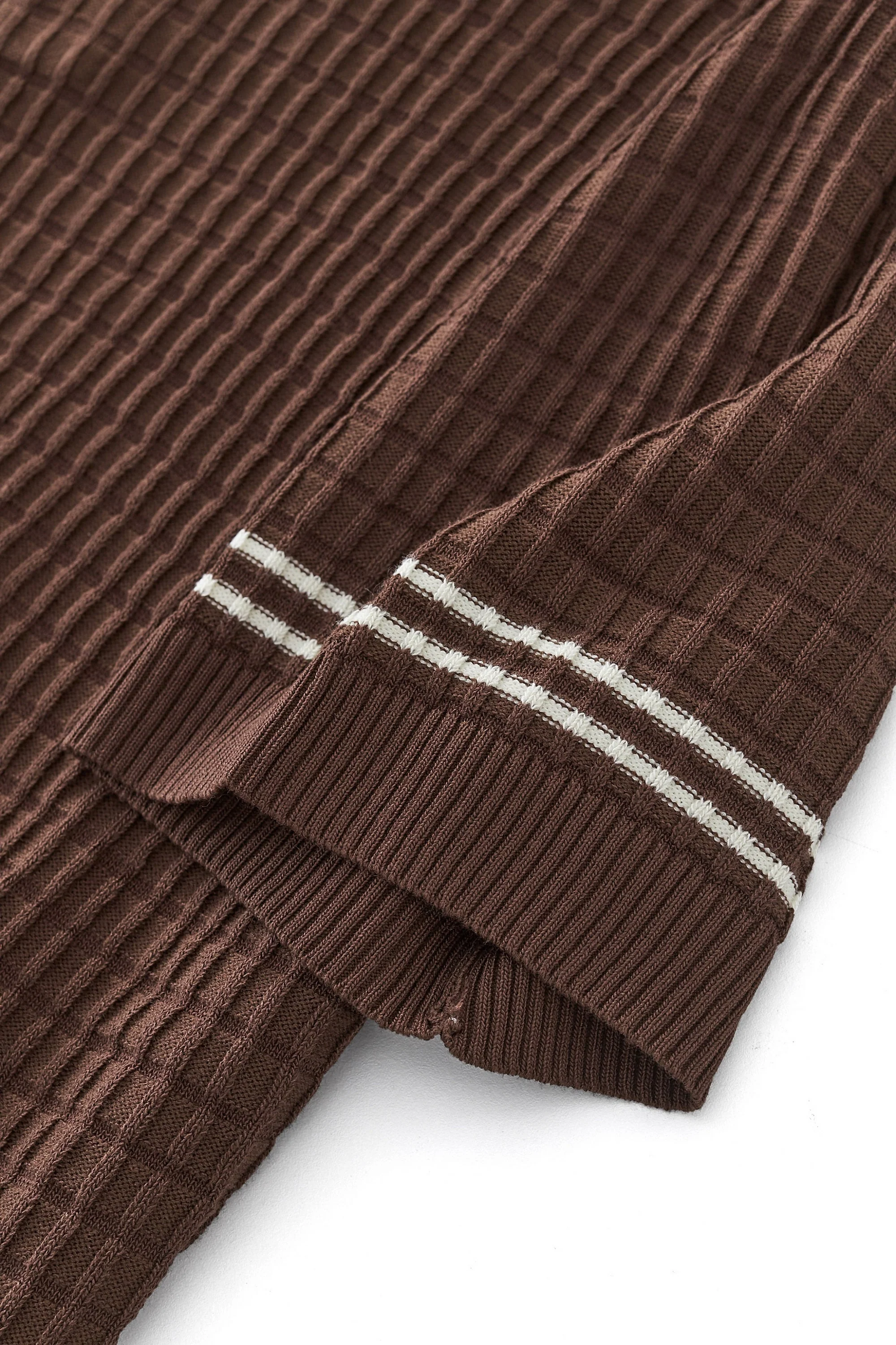 Refined Motion Knit Polo COFFEE - Image 6