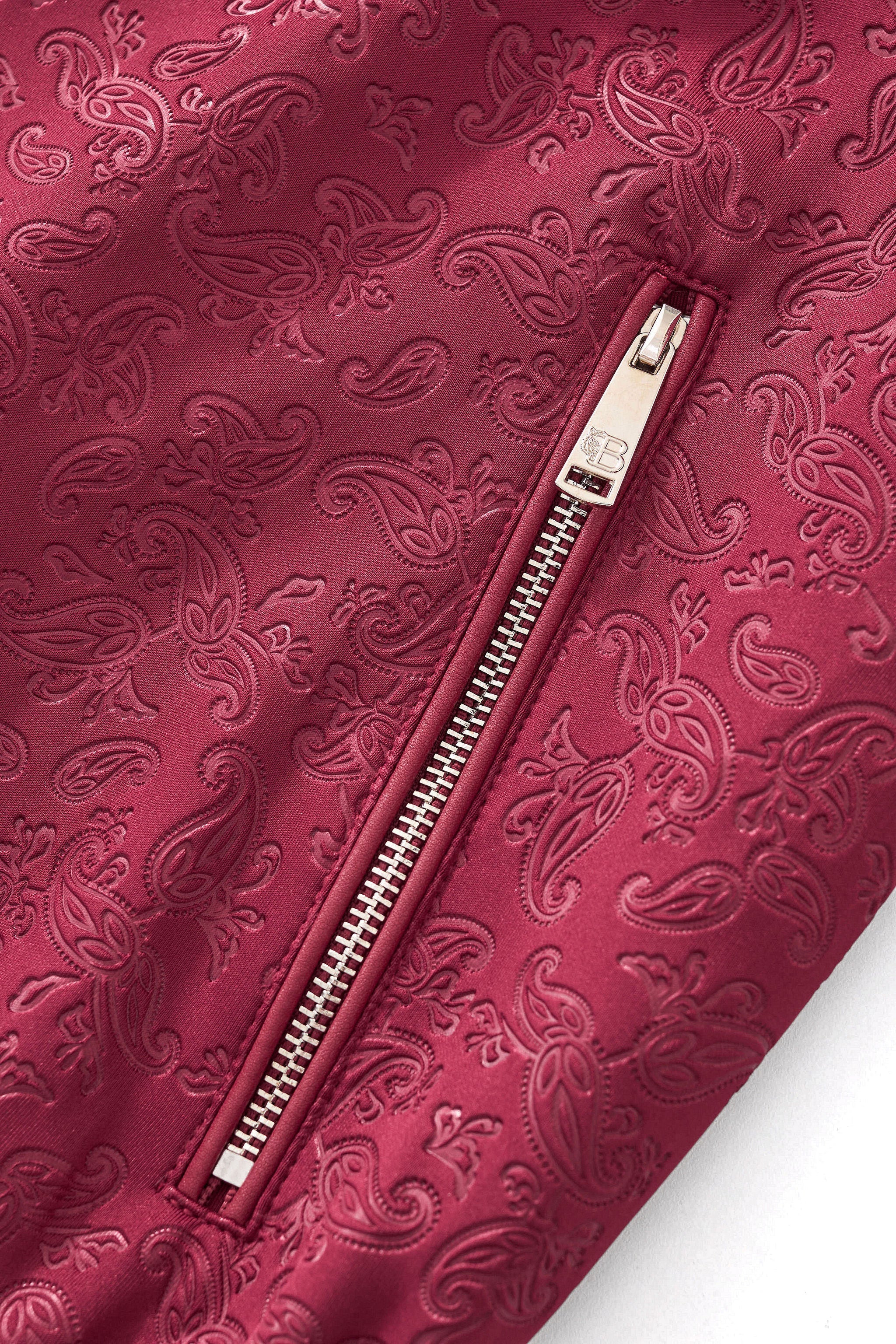 Regalia Emboss Tracksuit WINE - Image 5
