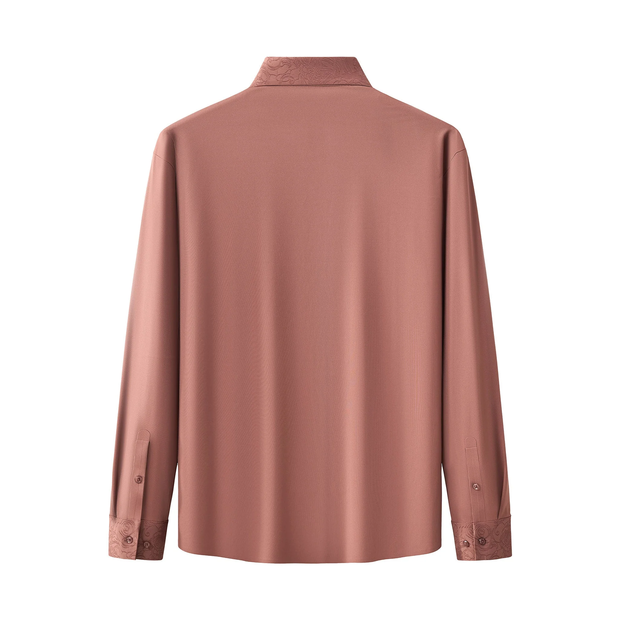 Rose Éclat Emboss Shirt DUSTY PINK - Image 3
