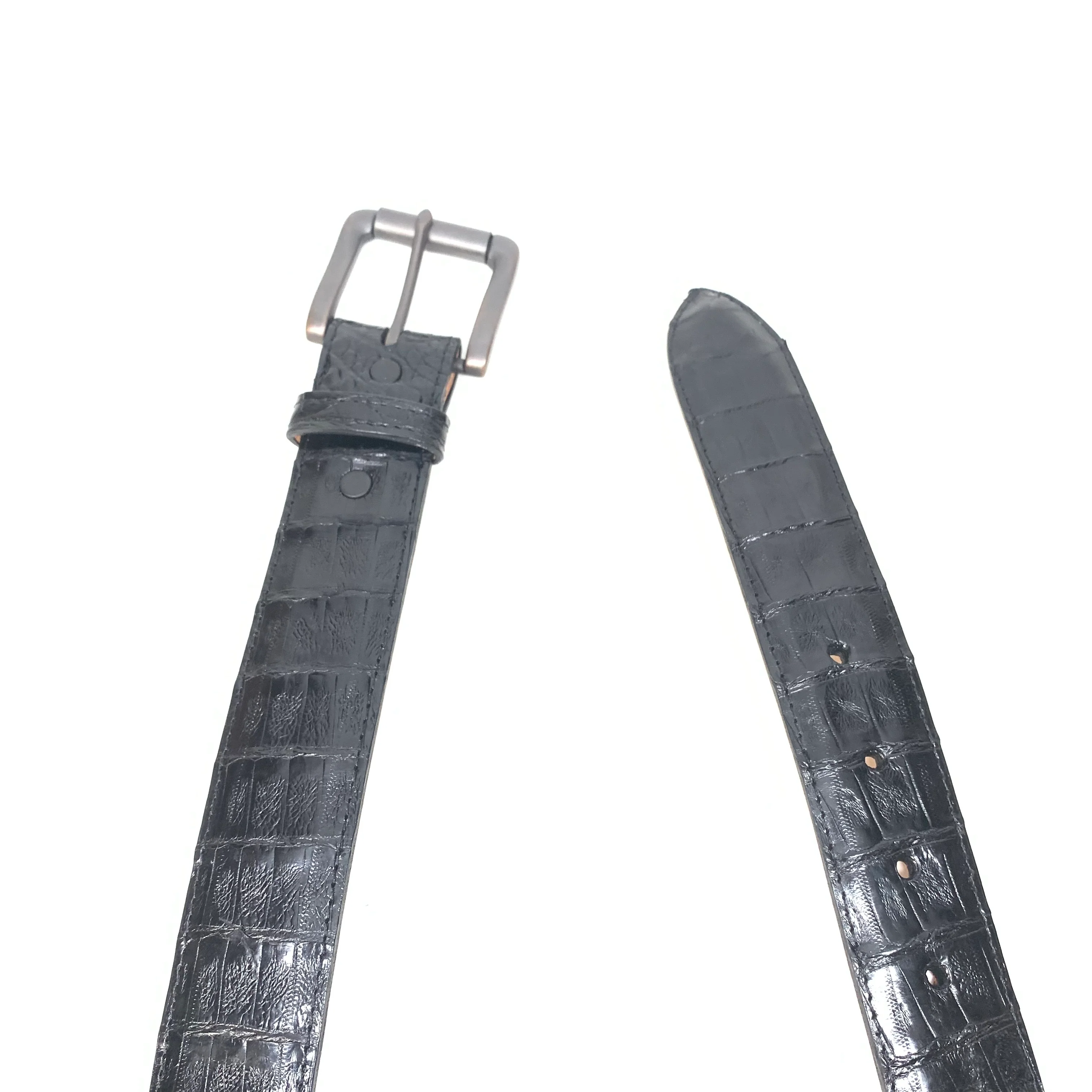 Safari Men's Black Crocodile Belt - Image 2
