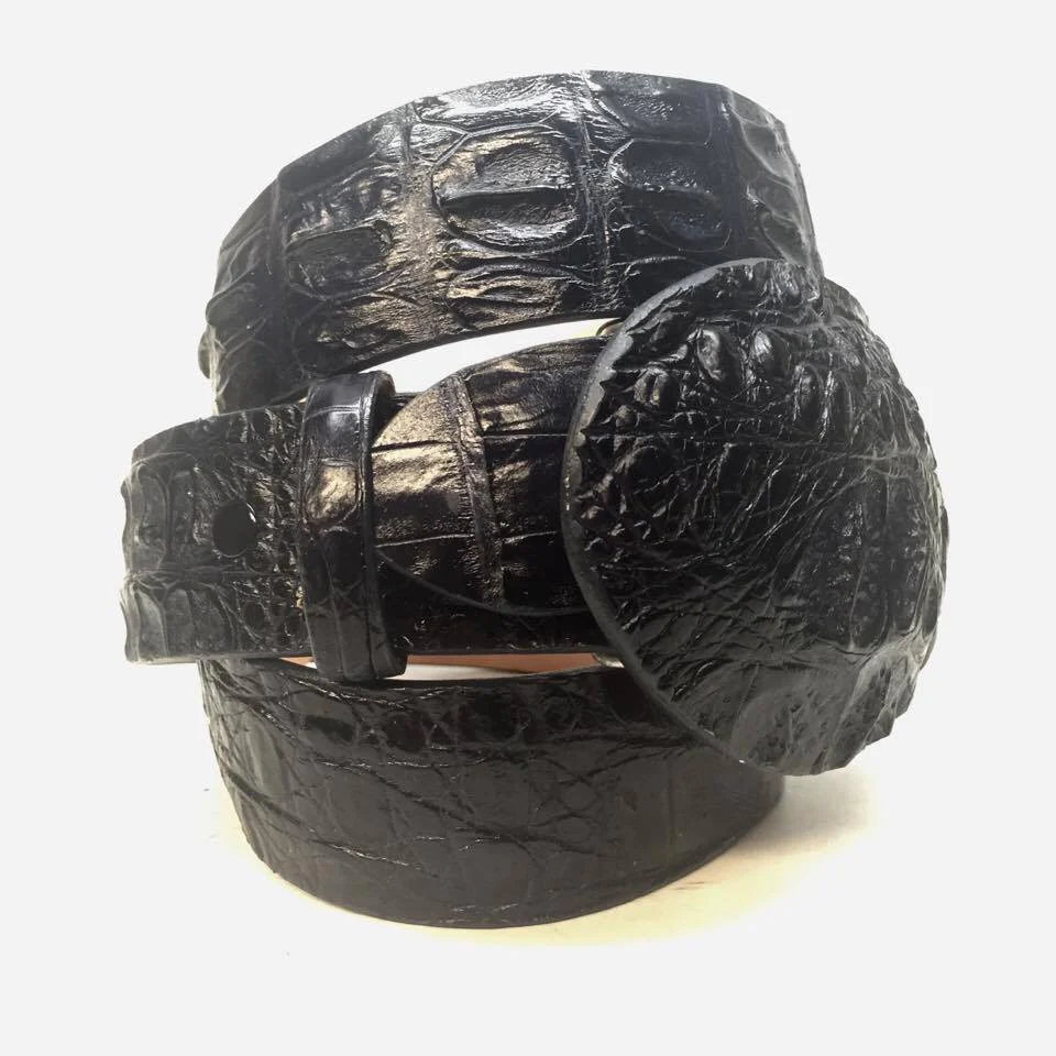 Safari Navy Crocodile Belt - Image 3