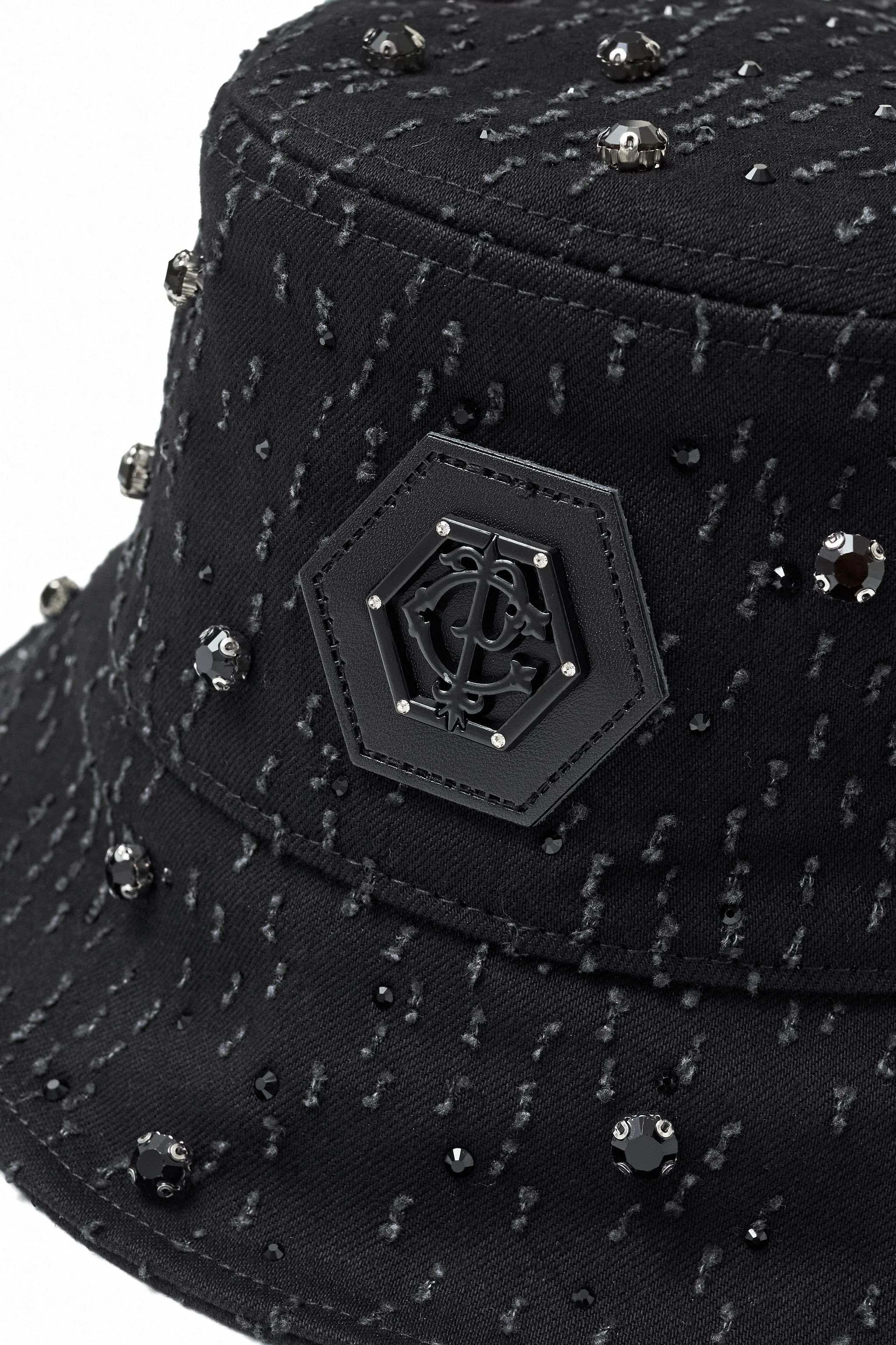 Sanctum Cross Denim hat - Century Penthouse BLACK/BLACK - Image 5