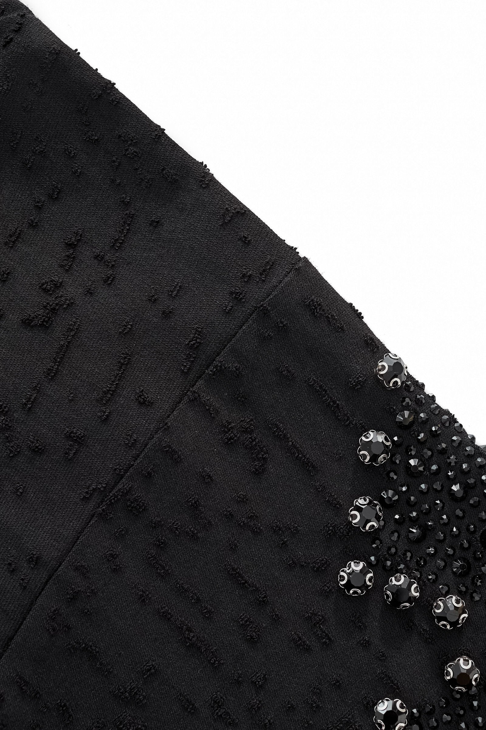 Sanctum Cross Short Set – Century Penthouse BLACK/BLACK - Image 5