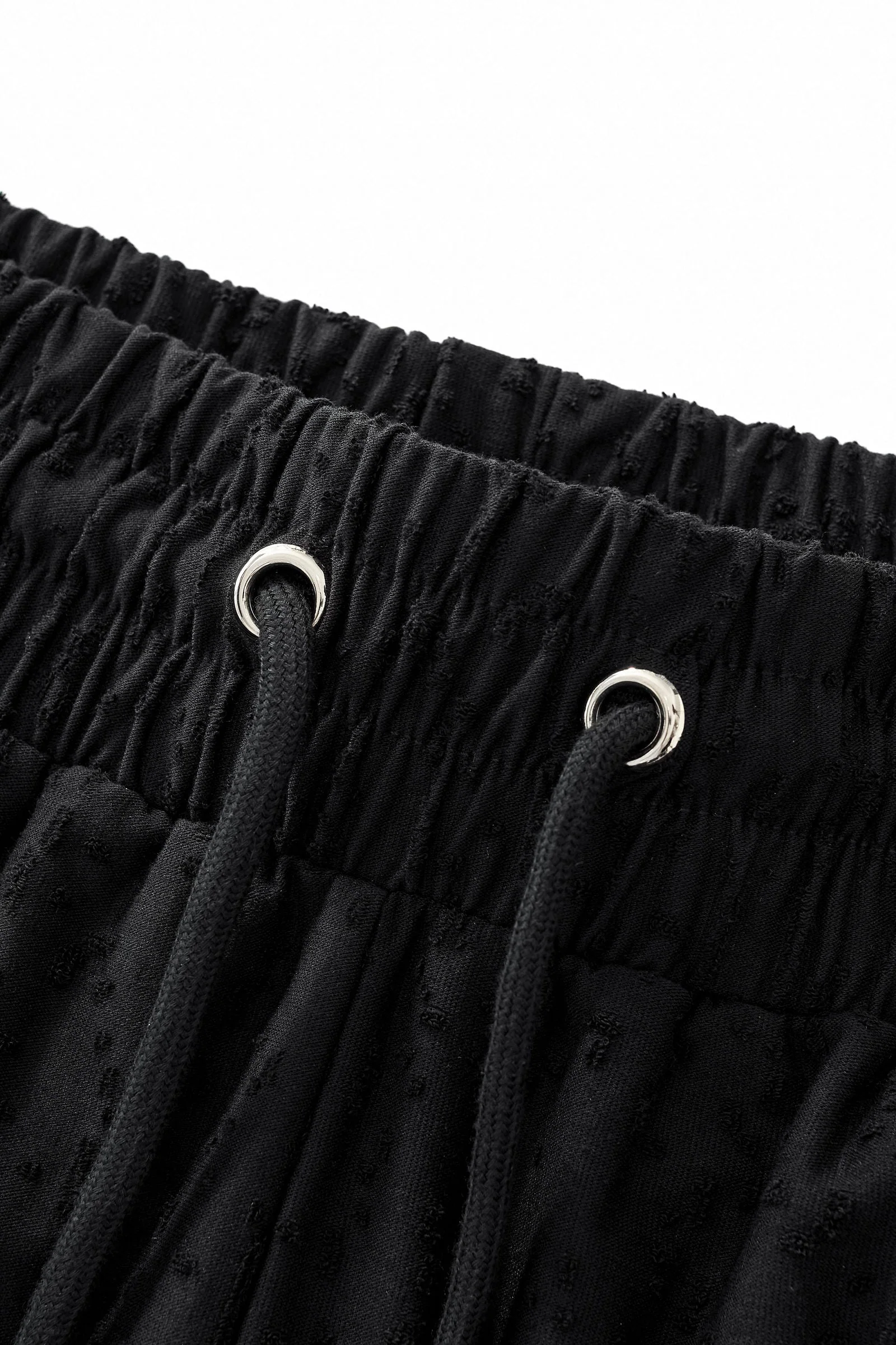 Sanctum Cross Short Set – Century Penthouse BLACK/SILVER - Image 9