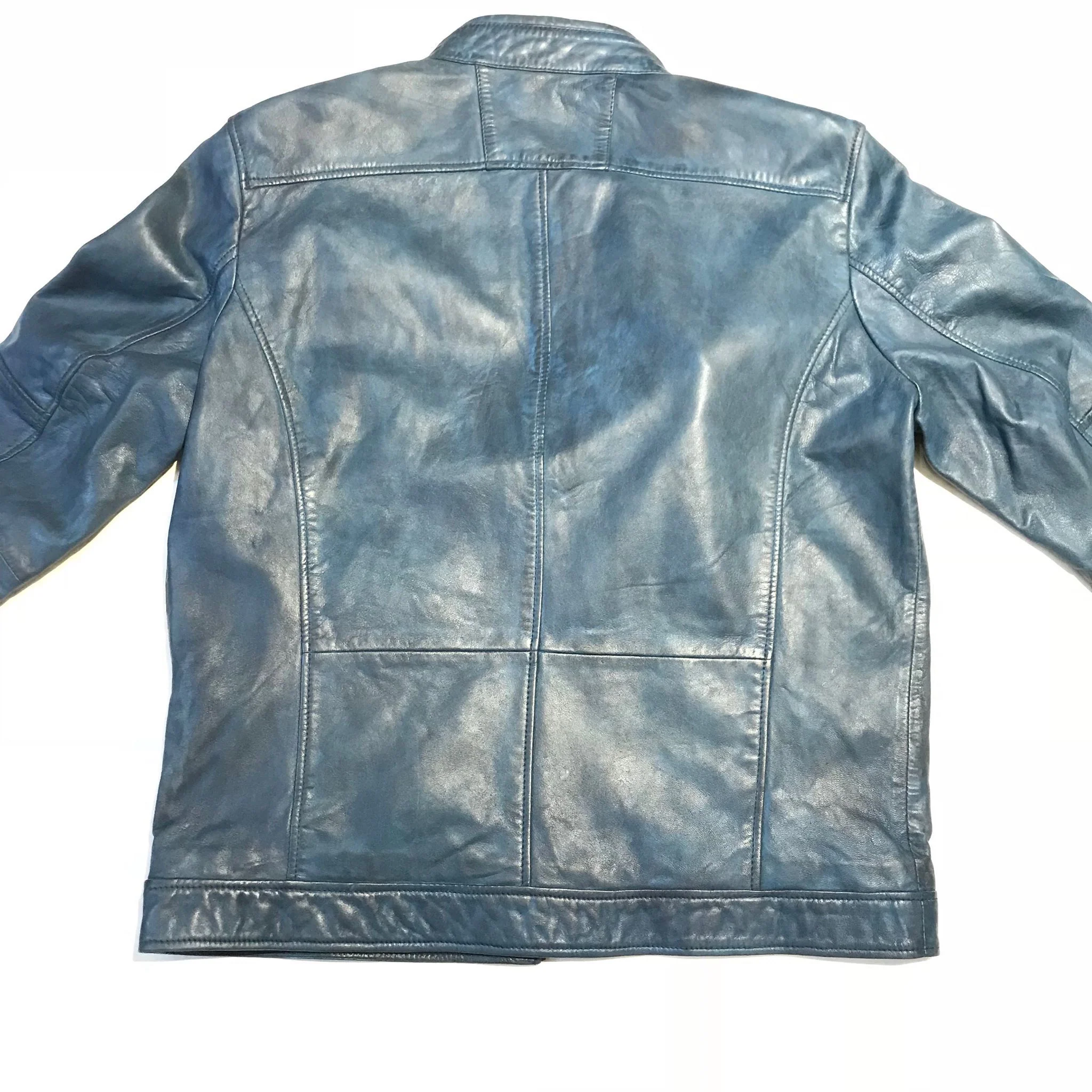 Scully Western Ocean Blue Lambskin Jacket - Image 4