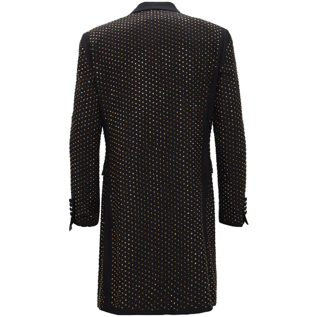 Sparkle The Night Away Long Blazer BLACK/GOLD - Image 3