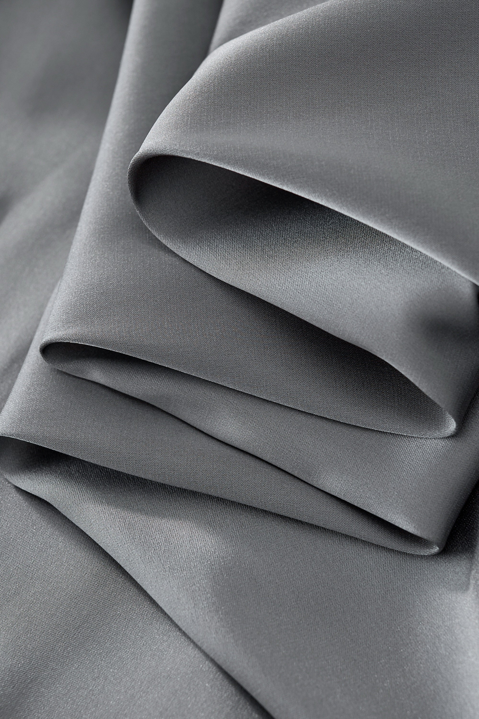 SIGNATURE SATIN STITCHLESS LS Shirt GREY - Image 6