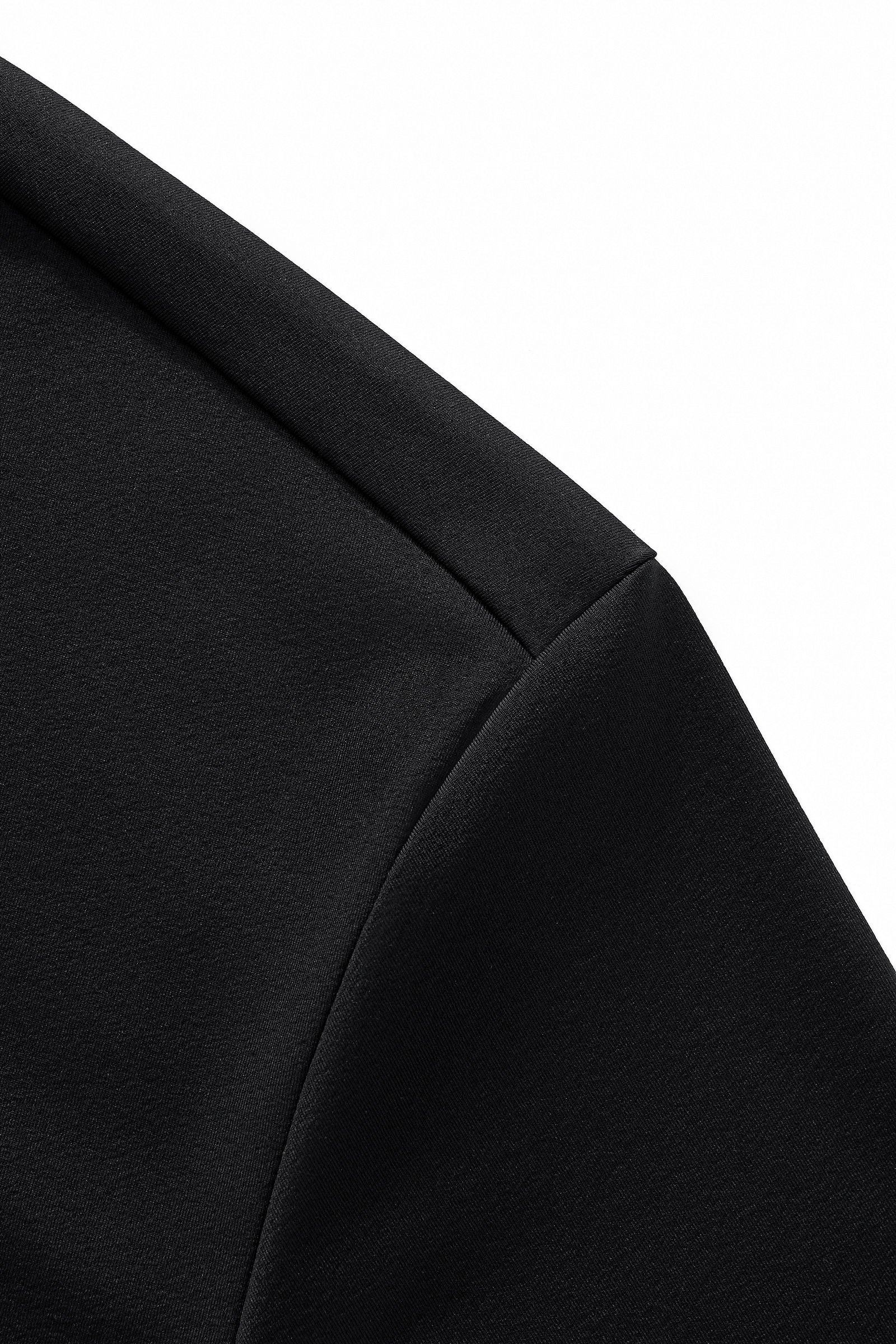 Stripe Collar Performance Polo – El Baron BLACK - Image 4