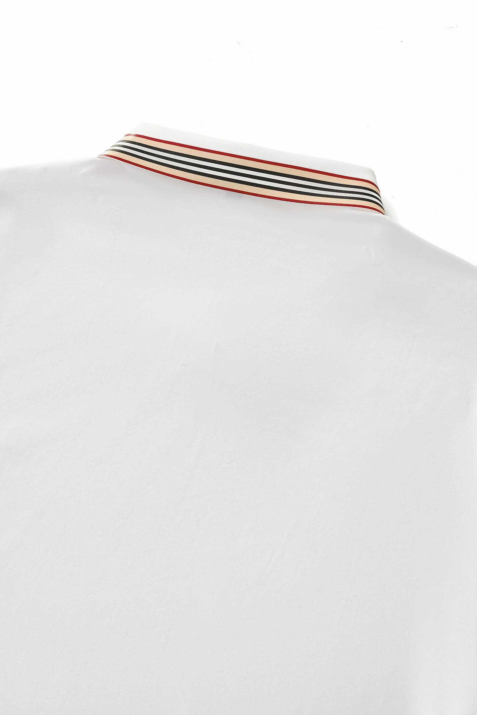 Stripe Collar Performance Polo – El Baron WHITE - Image 9