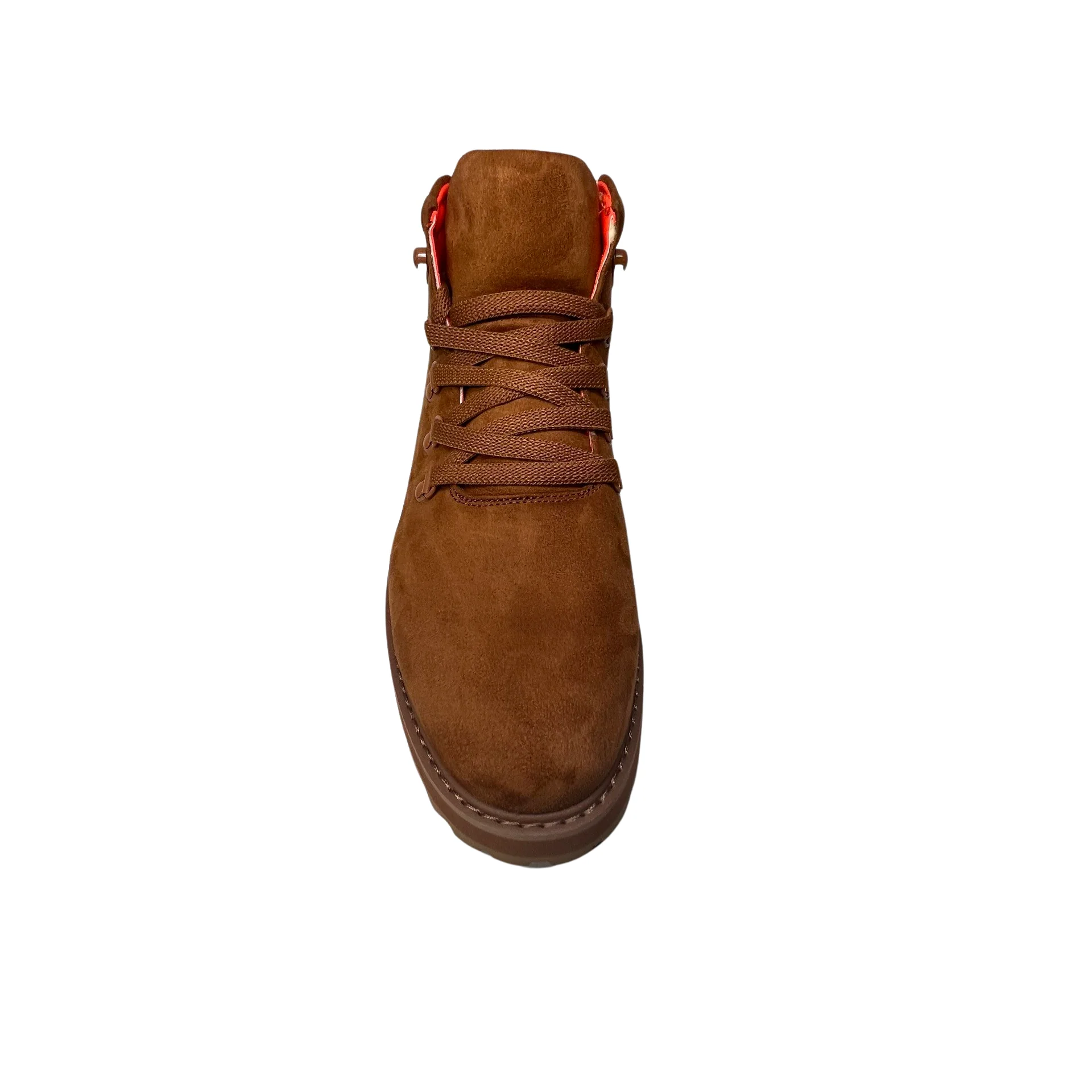 Tayno Britton Camel PU Suede Ankle Boots - Image 4