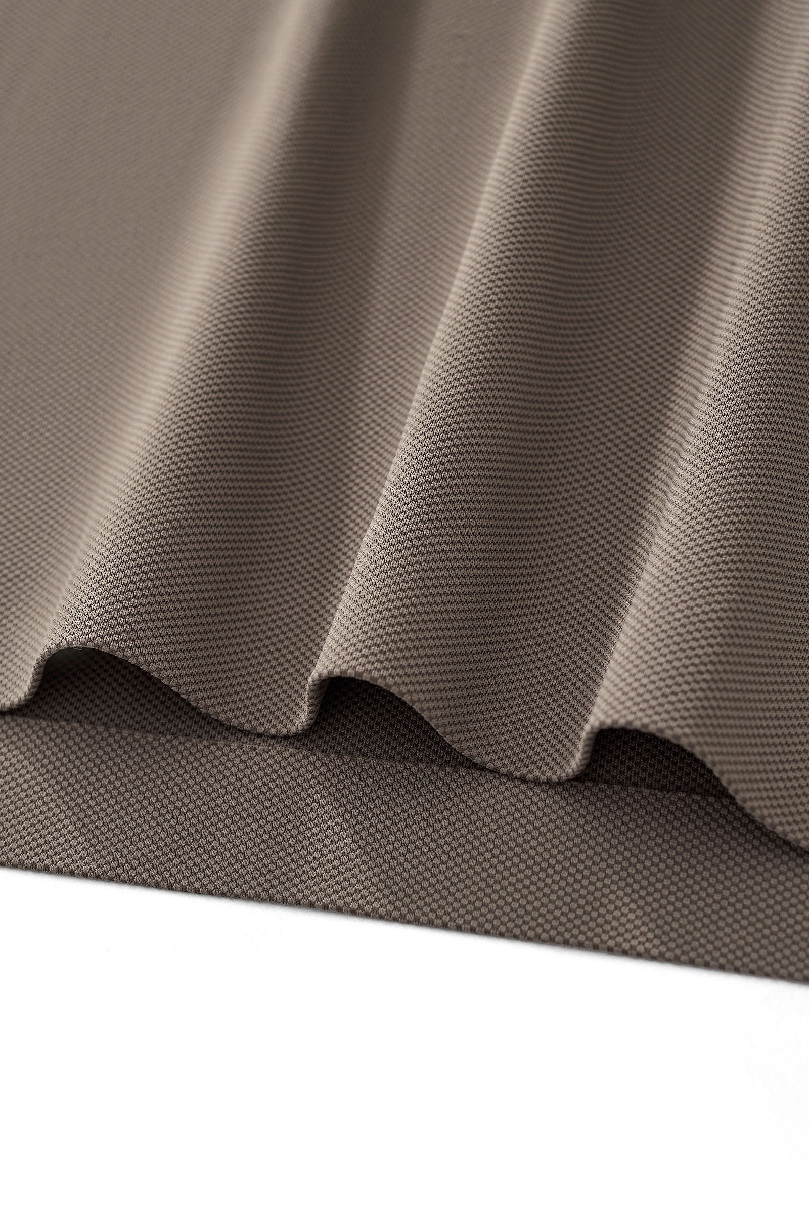 Textured Collar Performance Polo – El Baron KHAKI - Image 8