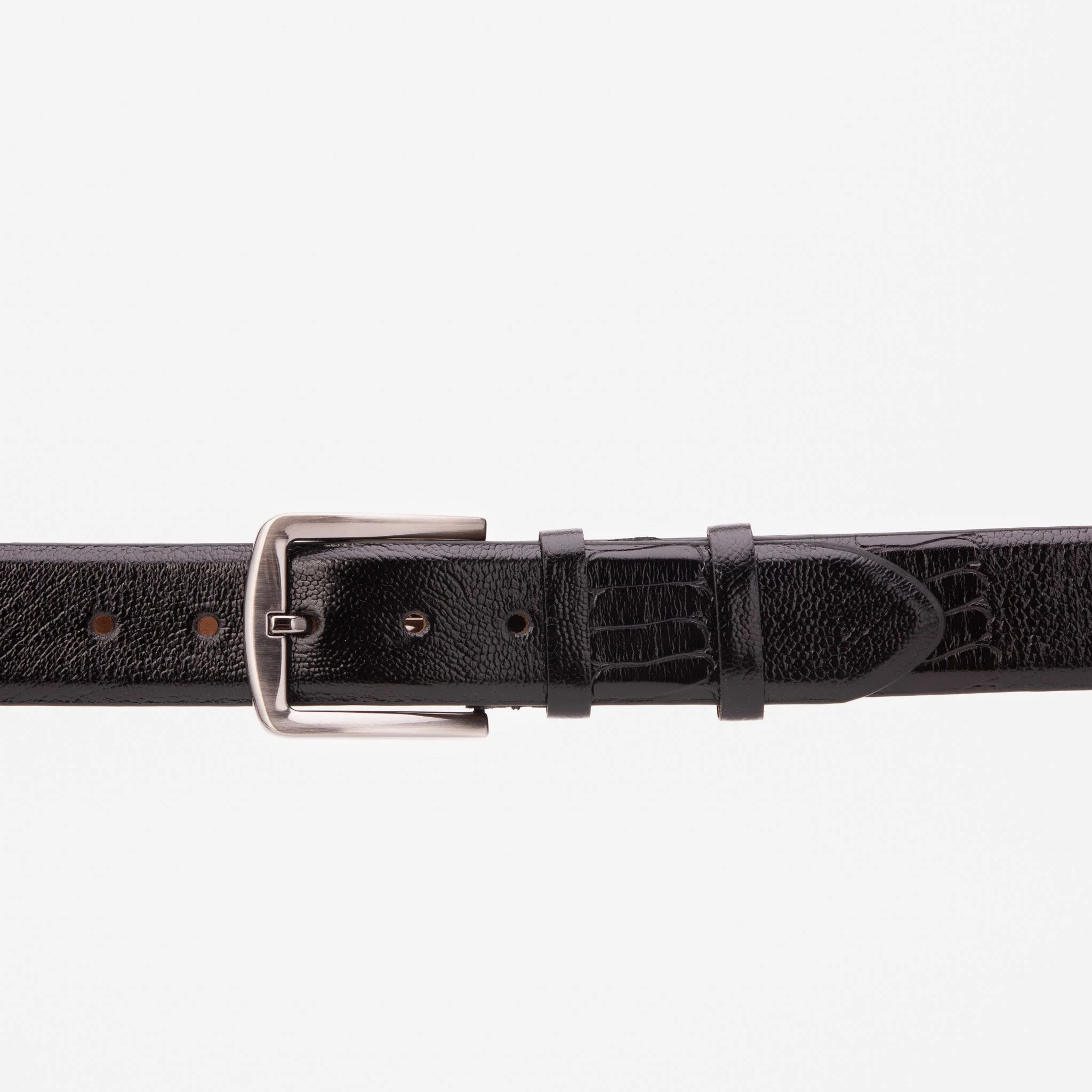 The Bangkok Black  Calfskin Belt - Image 2