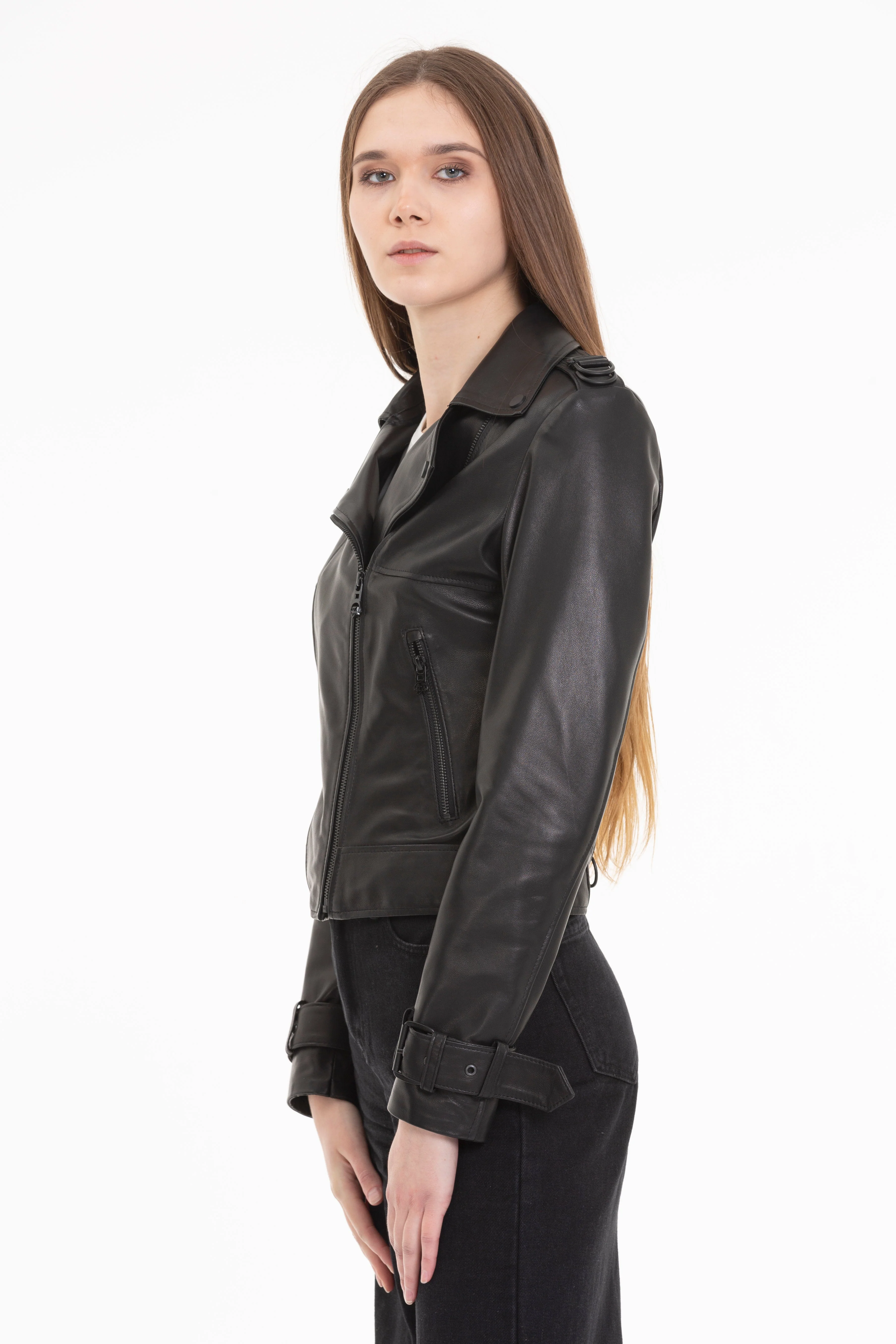 The Baracana  Leather Women Jacket - Image 2