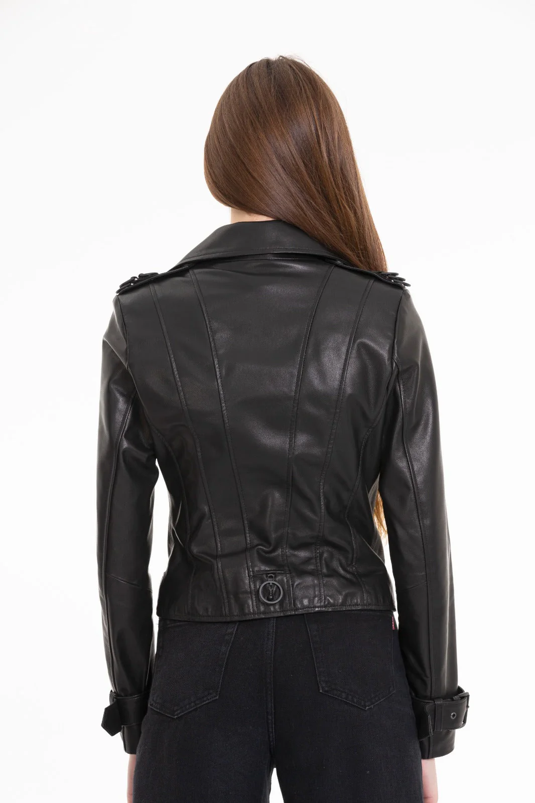 The Baracana  Leather Women Jacket - Image 5