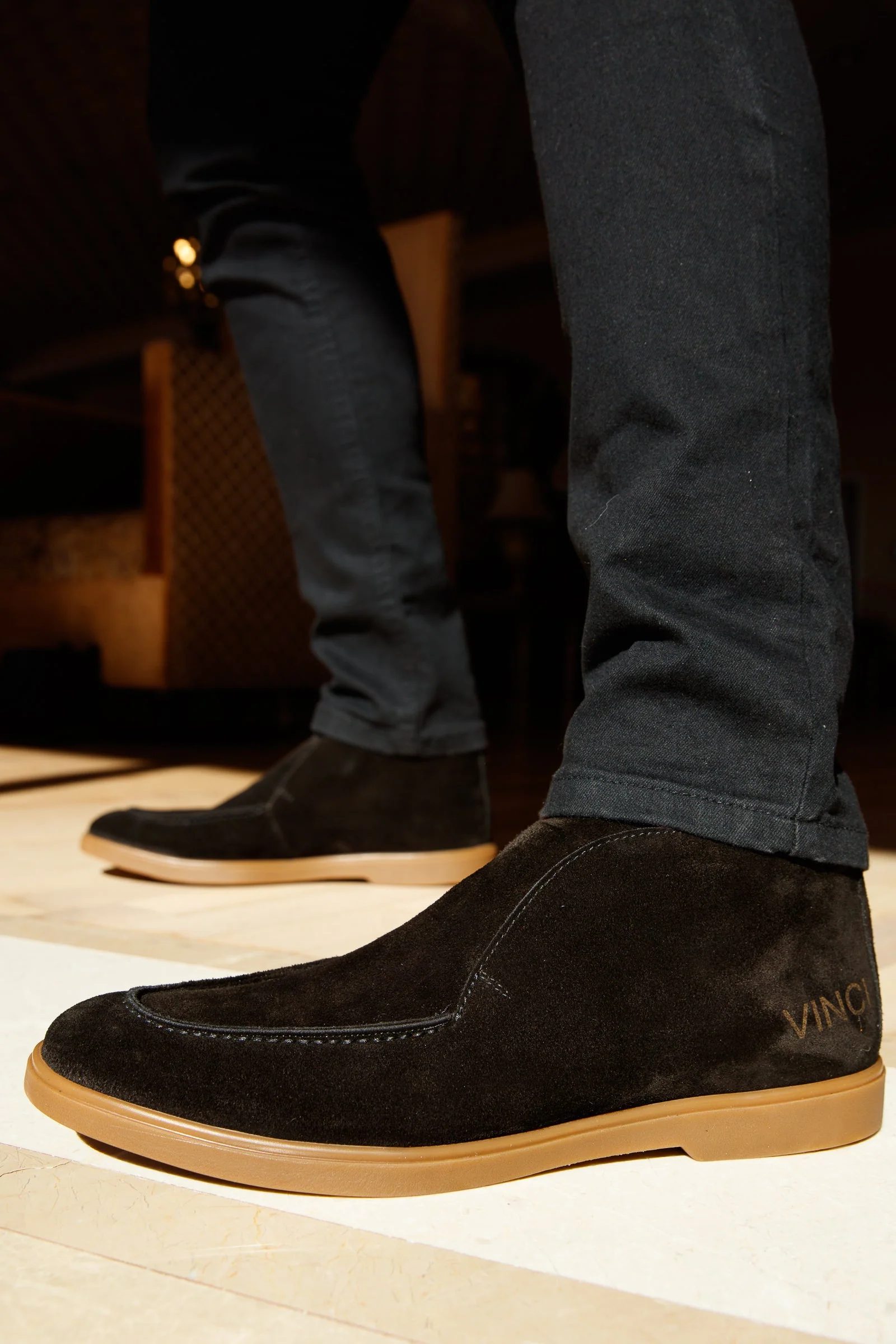 The Belek Black Open Walk Suede Leather Men Boot Final Sale! - Image 8