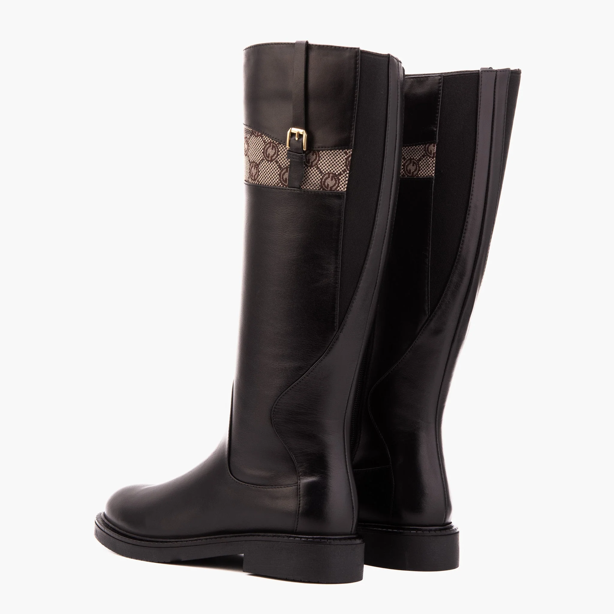 The Bellina Black Leather Women’s Knee-High Women Boot - Image 4