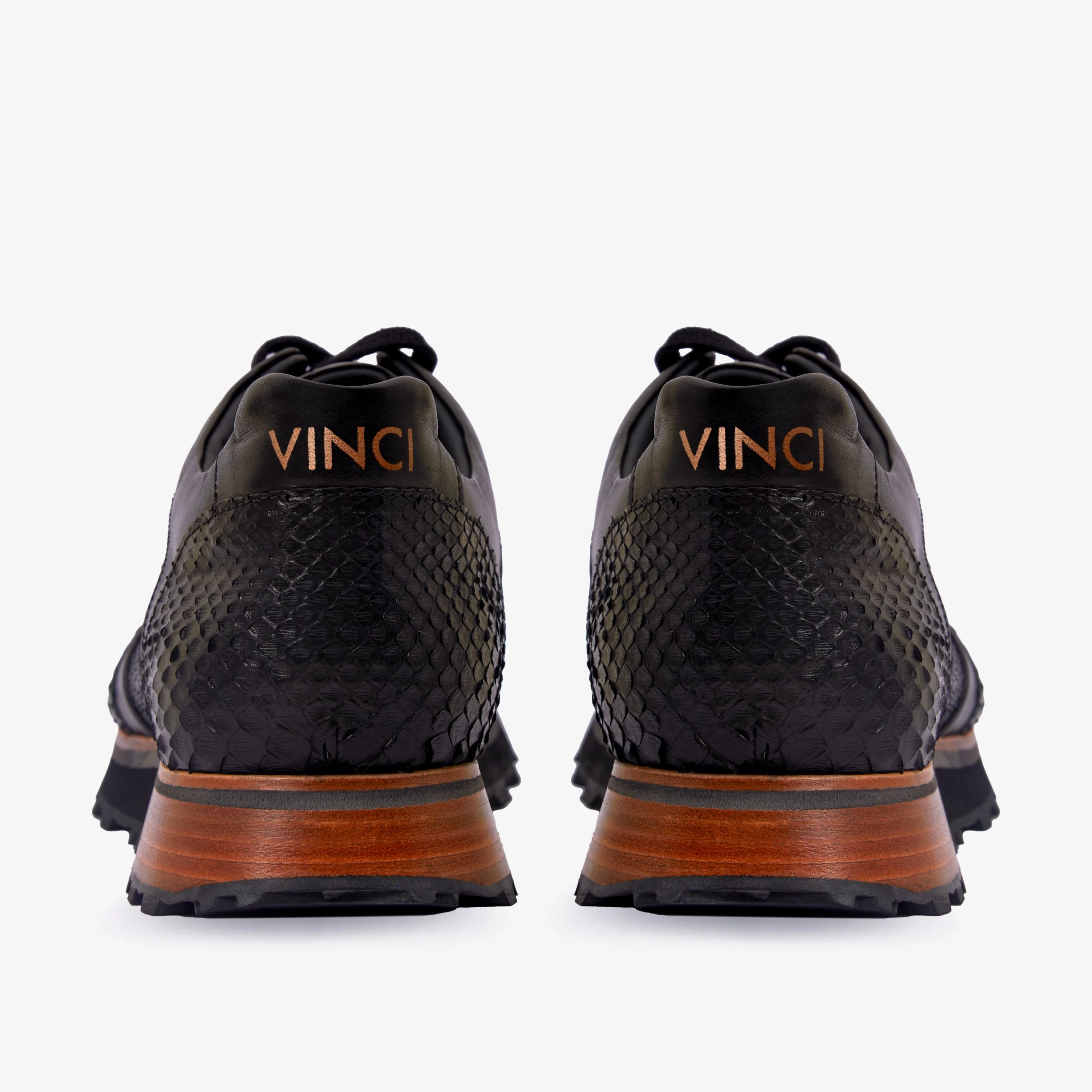 The Boss Pyth Snk Skin Black Men Sneaker - Image 4