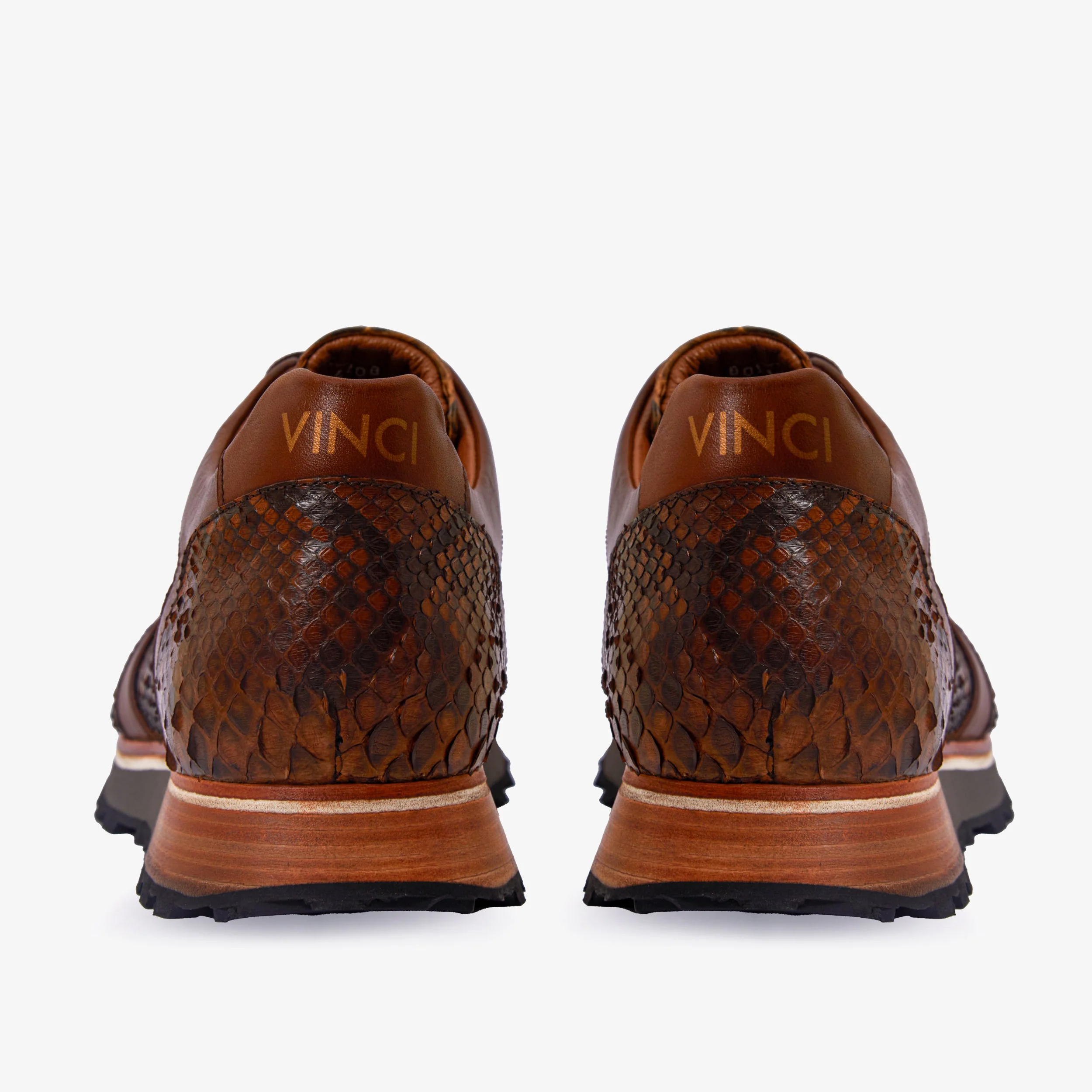 The Boss Pyth Snk Skin Tan Men Sneaker - Image 5