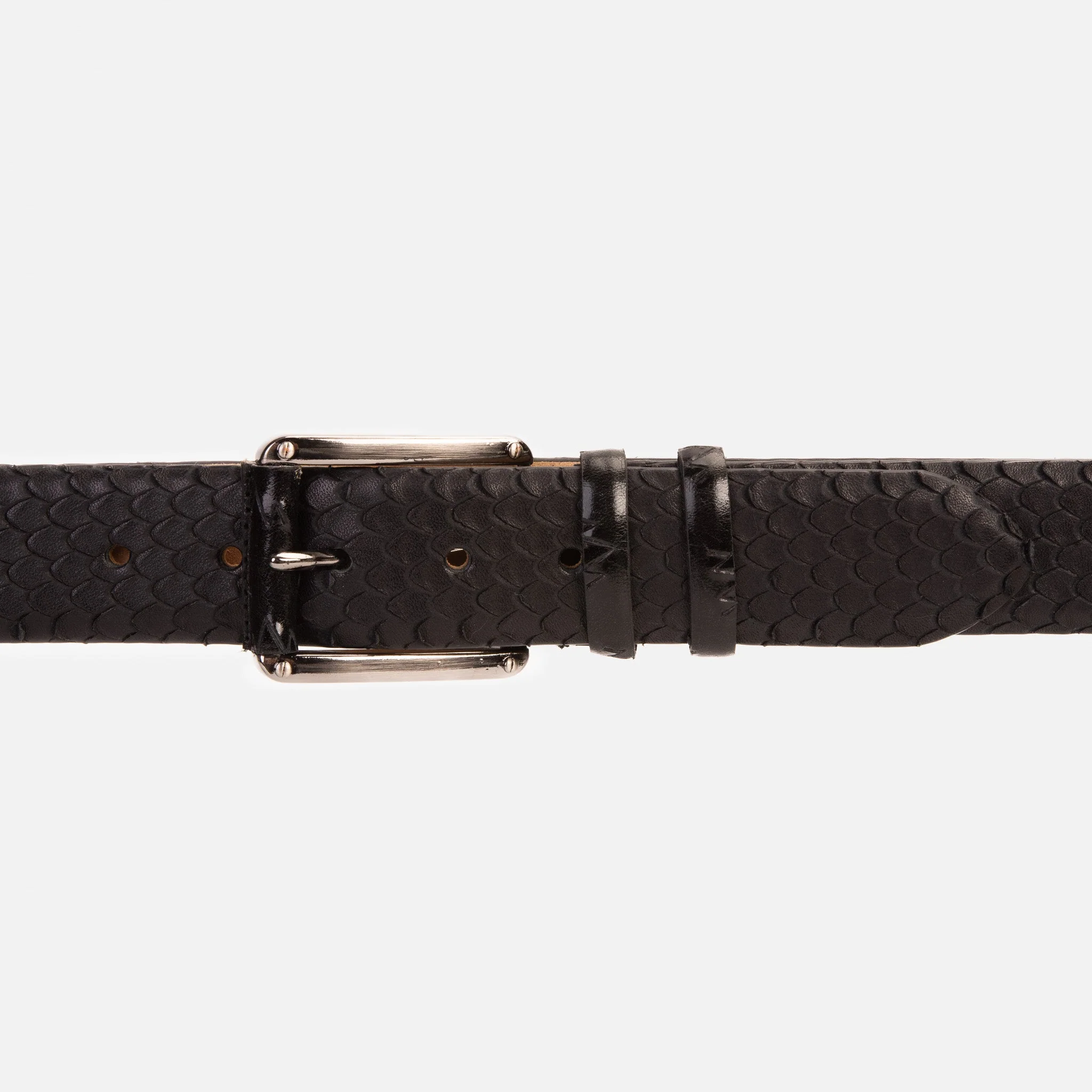 The Caesars Black Leather Belt - Image 2