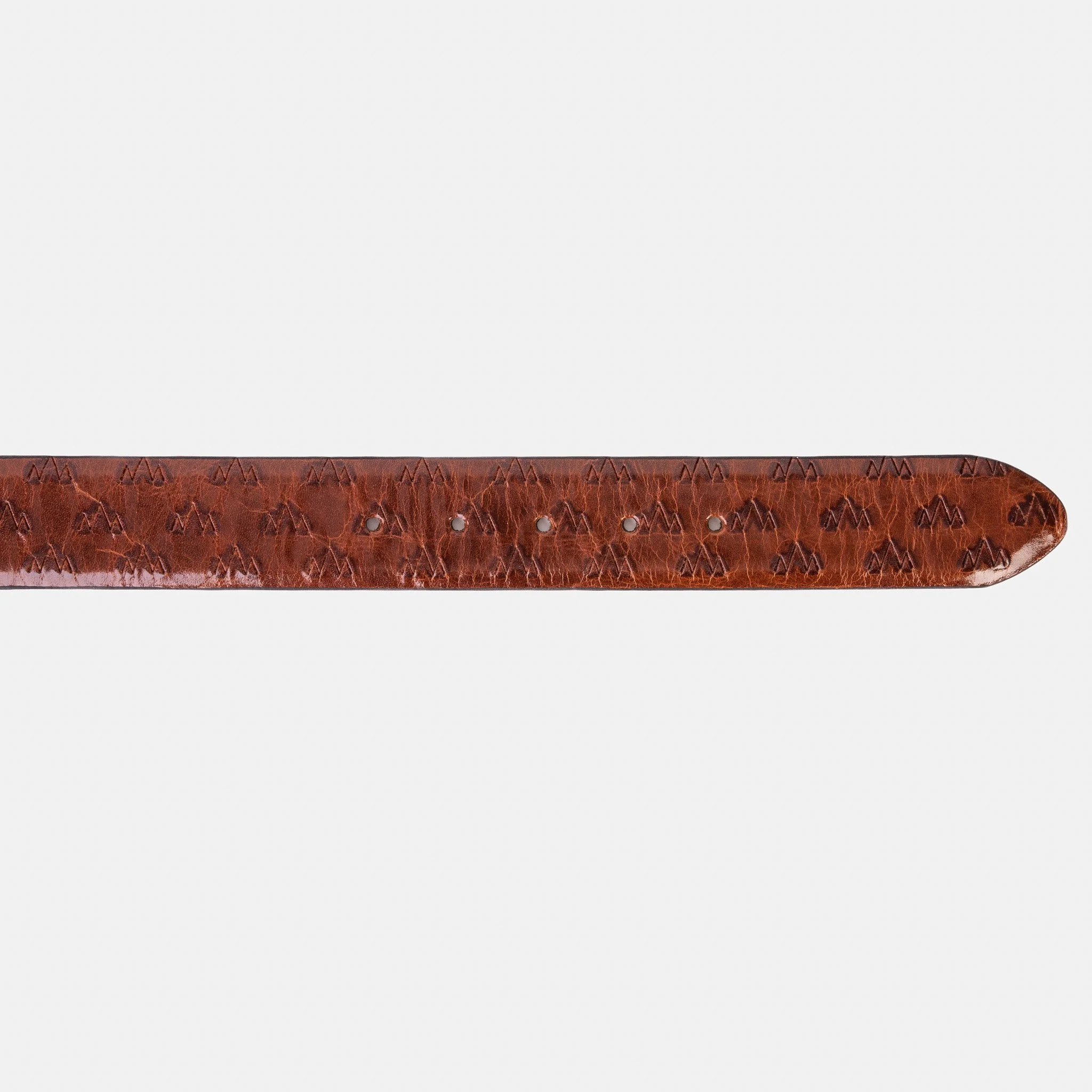 The Caesars Tan & Navy Leather Belt - Image 6