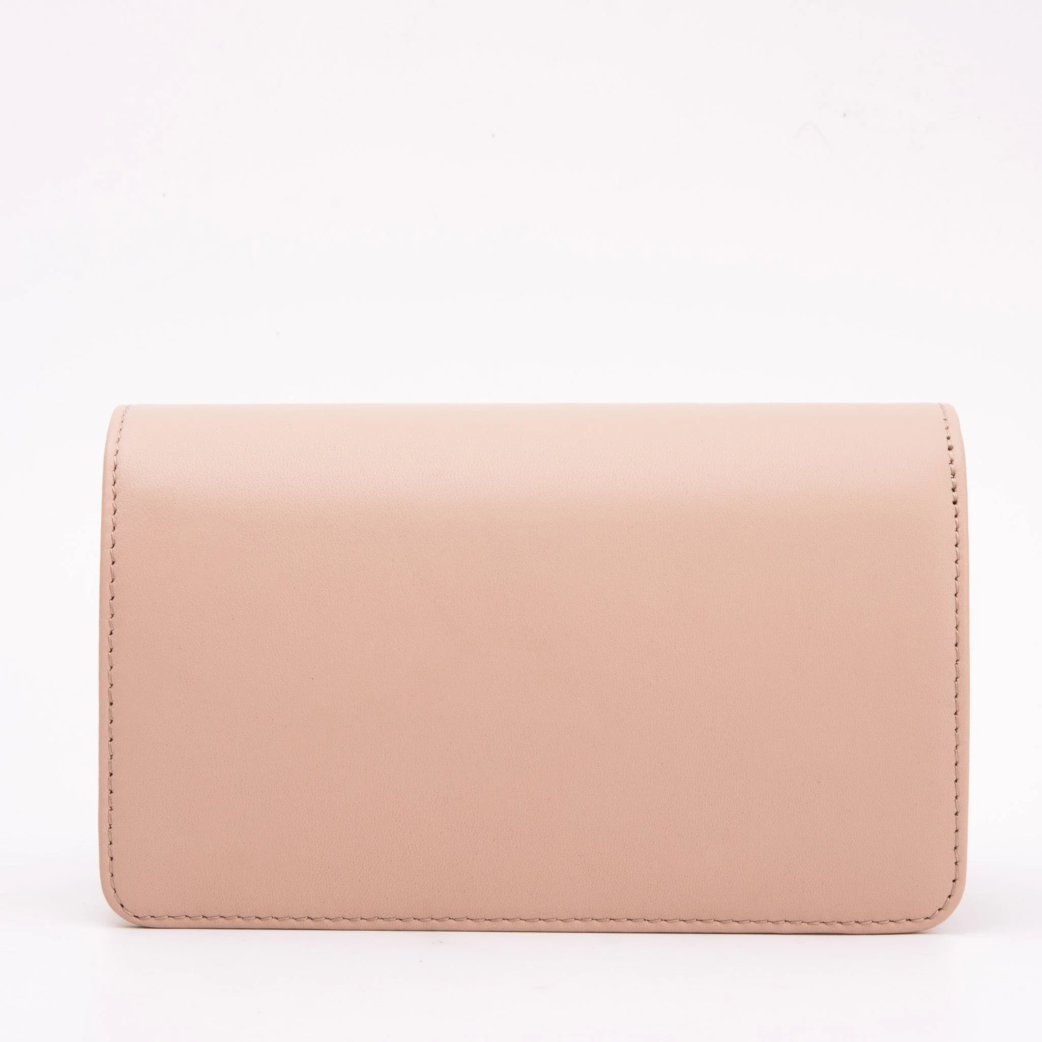 The Diva Beige Leather Handbag - Image 4