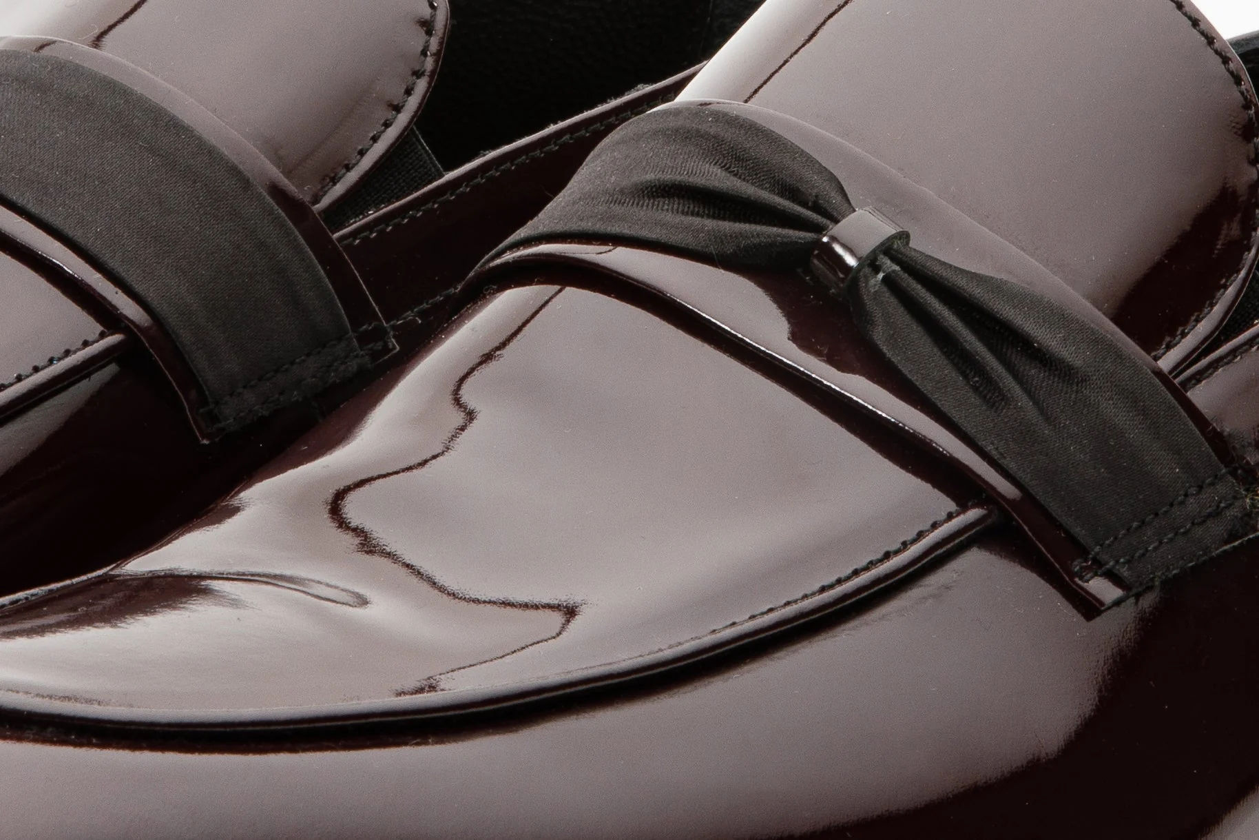 The Dodoma Burgundy Patent Leather Loafer Men Shoe - Image 6