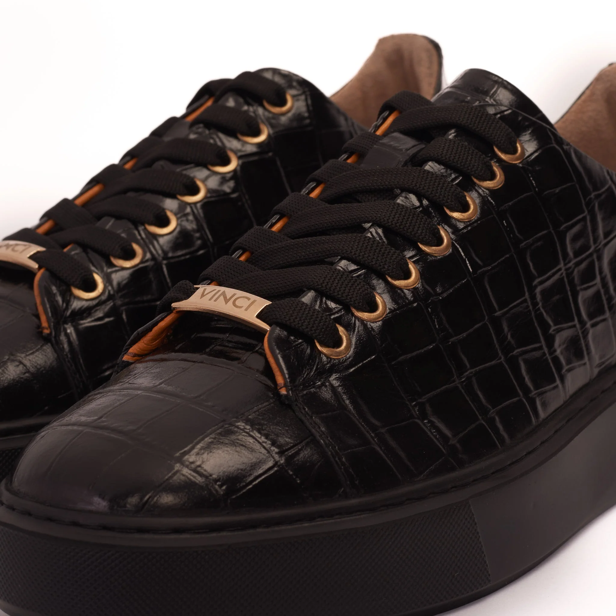 The Dublin Black Leather Men Sneaker - Image 6