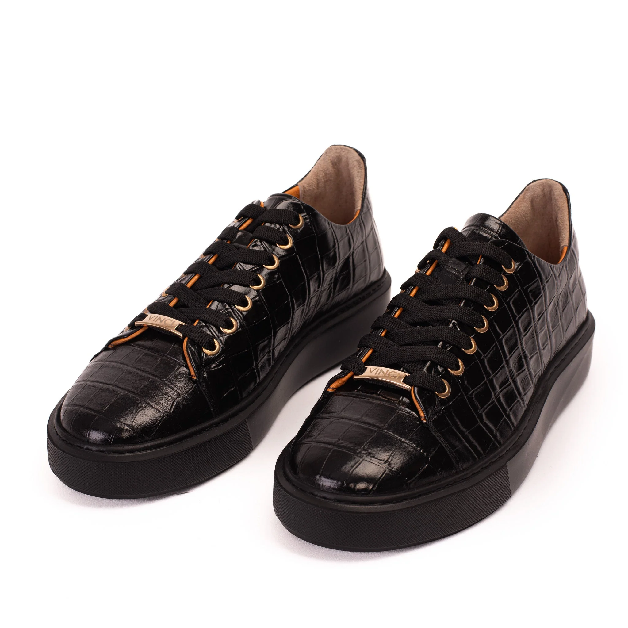 The Dublin Black Leather Men Sneaker - Image 7
