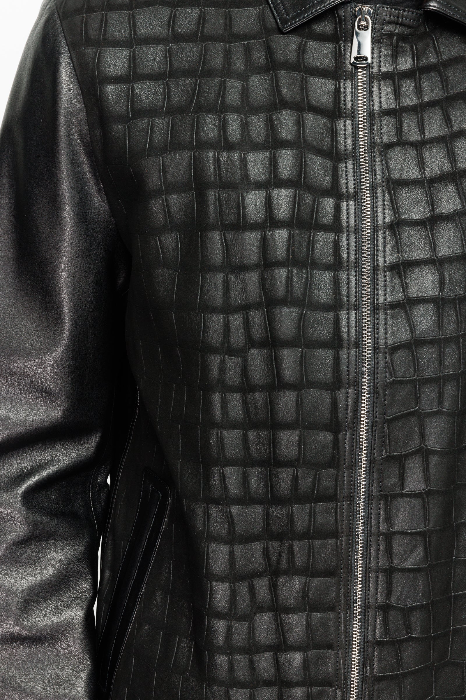 The Emerson Black Leather Men Jacket - Image 3