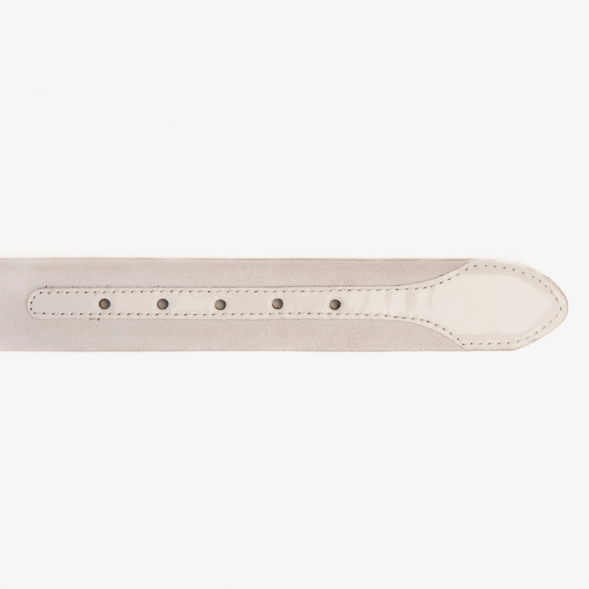 The Eugene White & Gold Woven Leather Belt - Image 3