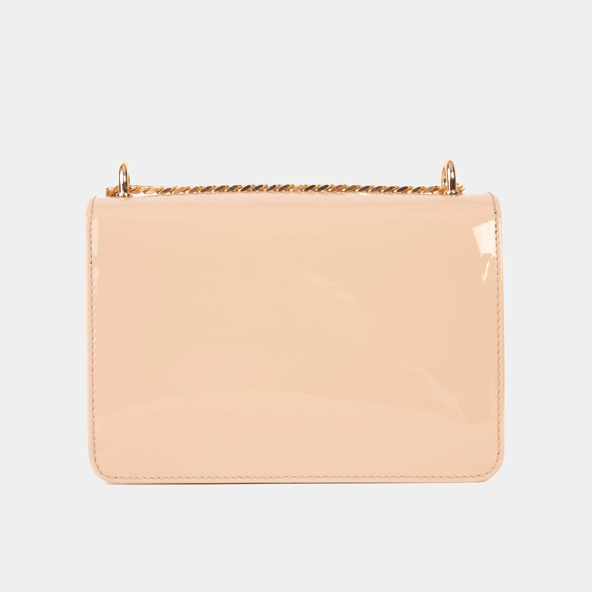 The Ferrara Cream Patent Leather Handbag - Image 6