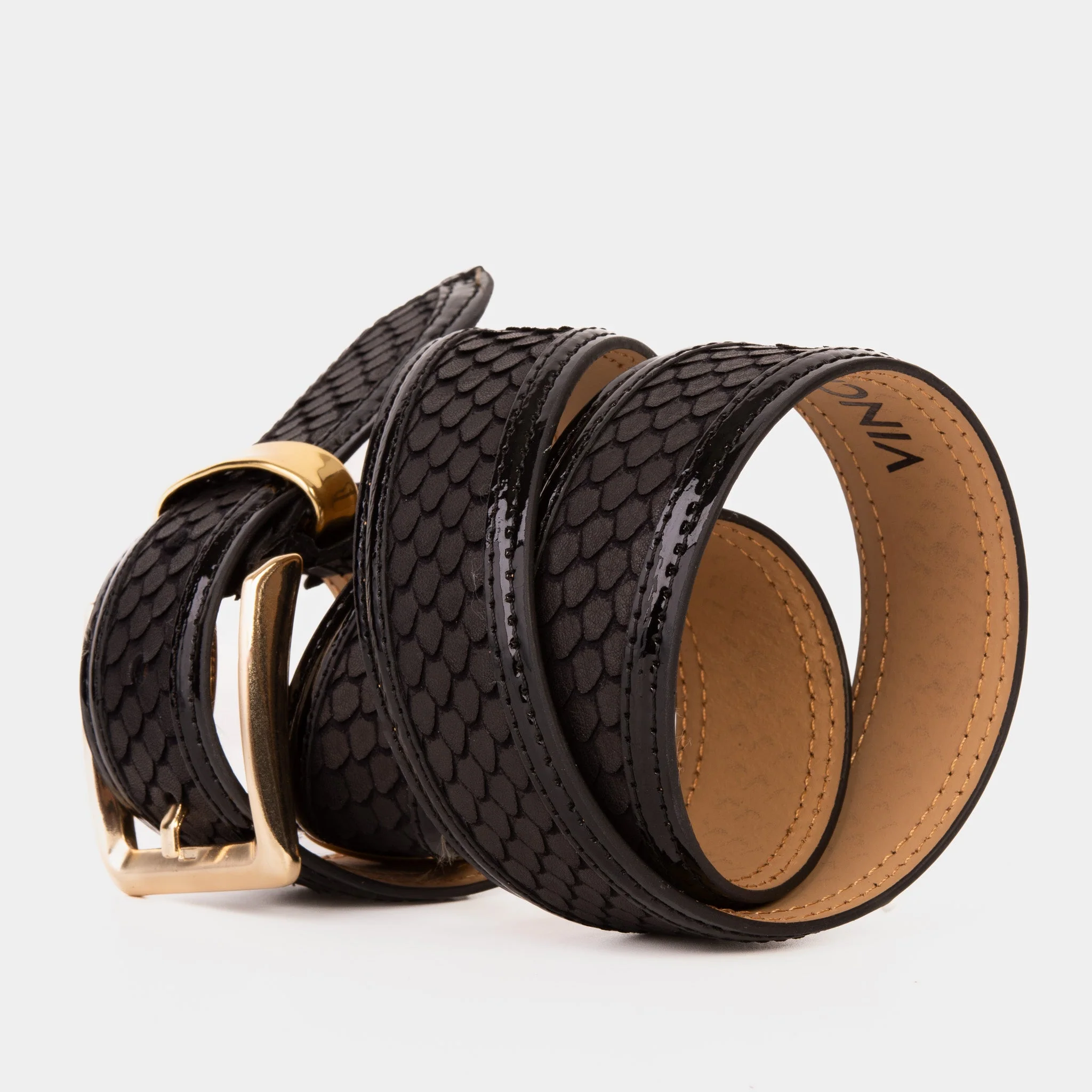 The Imperial Black Leather Belt - Image 3
