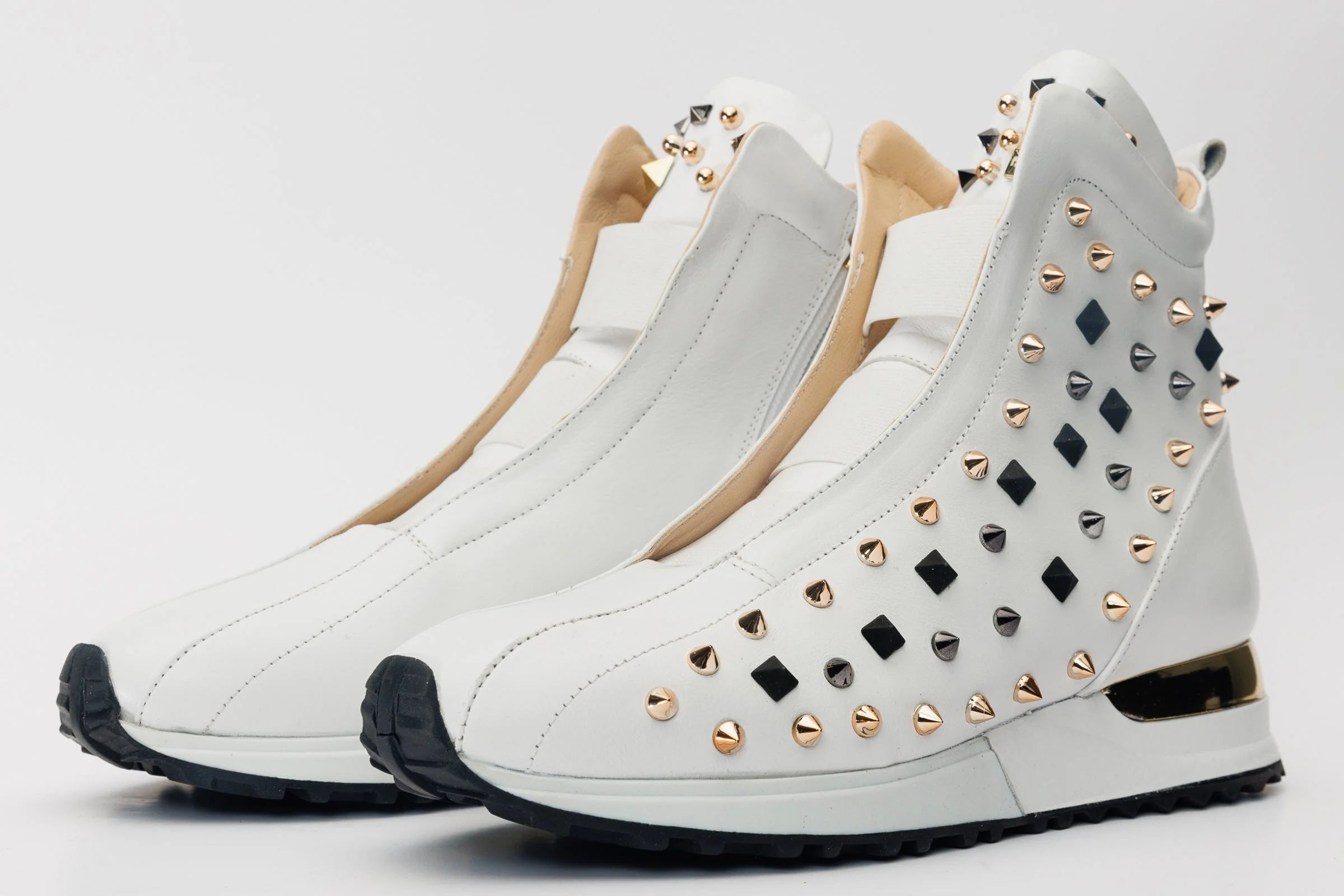 The Infanta High-Top White Spike Leather Women Sneaker Limited Edition - Image 2